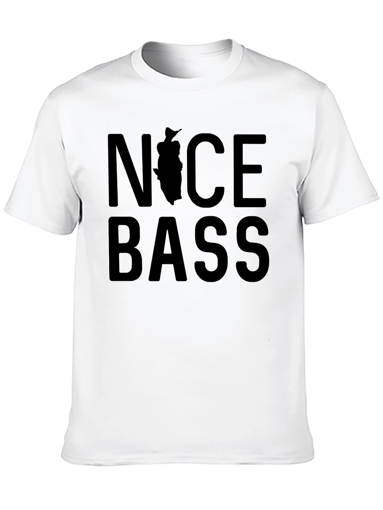 Nice Bass Fishing Graphic T-Shirt