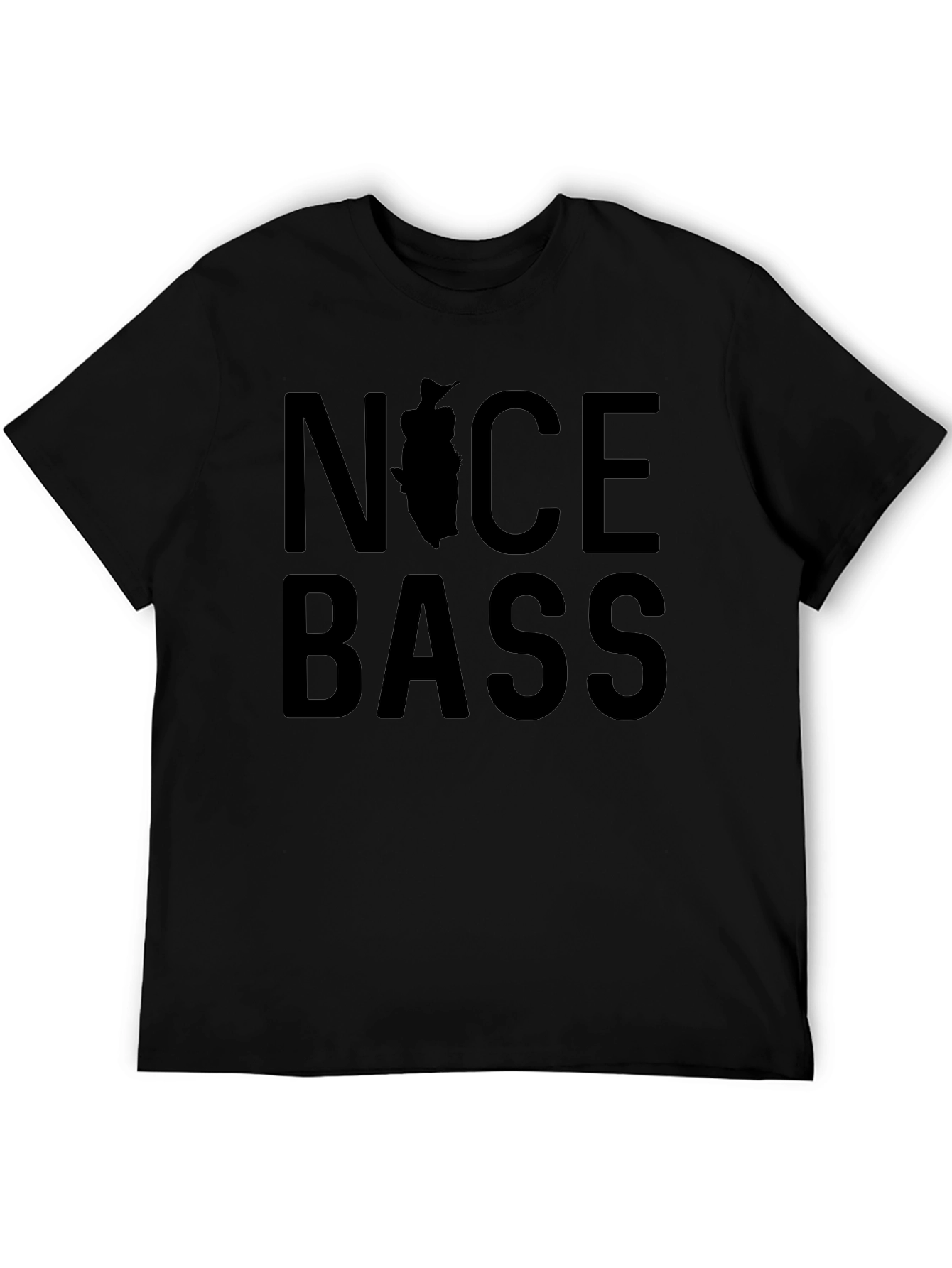 Nice Bass Fishing Graphic T-Shirt