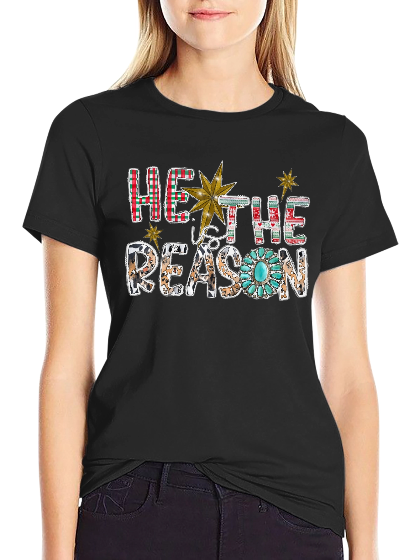 He is the Reason Christmas Graphic Tee