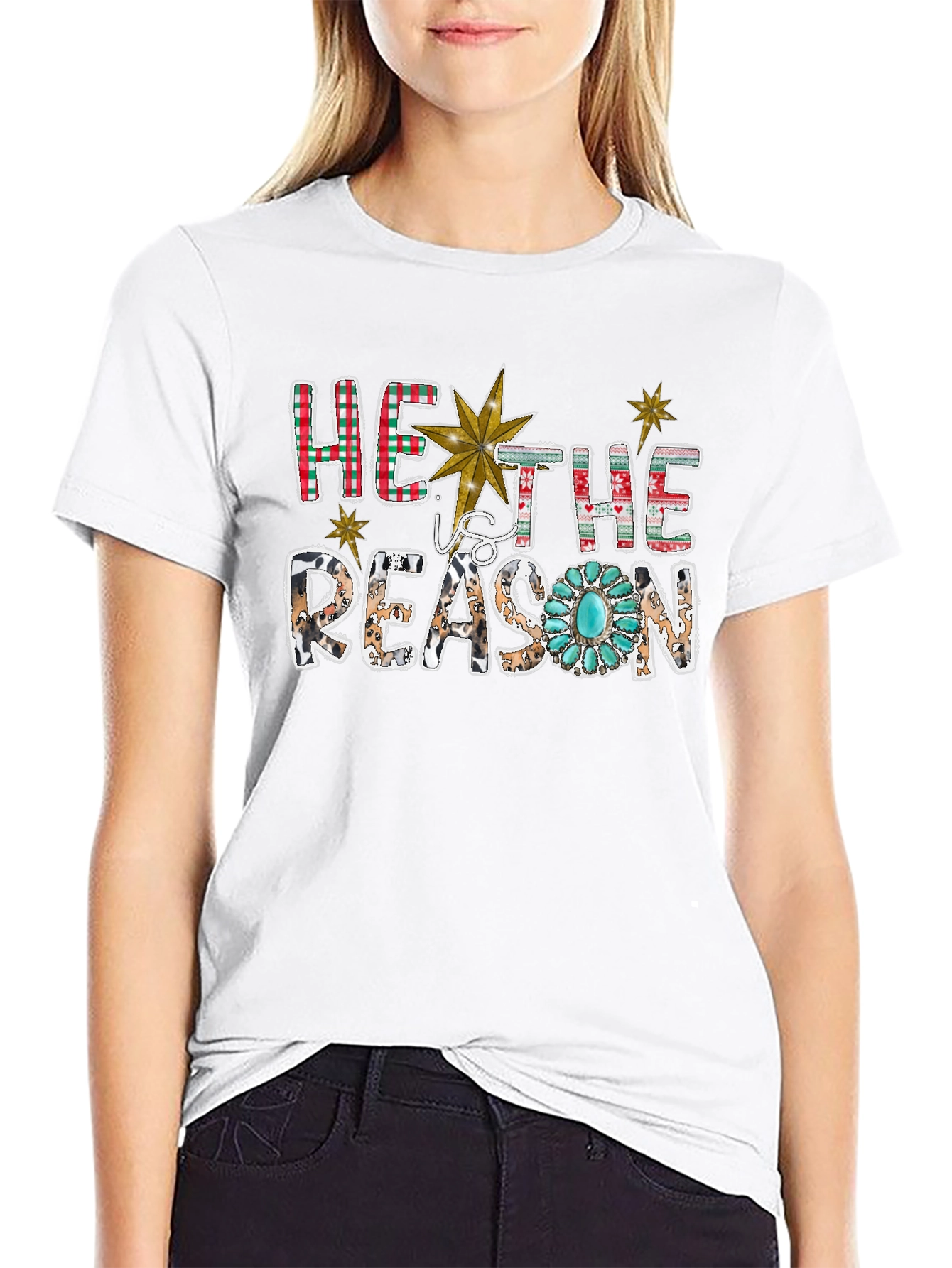 He is the Reason Christmas Graphic Tee
