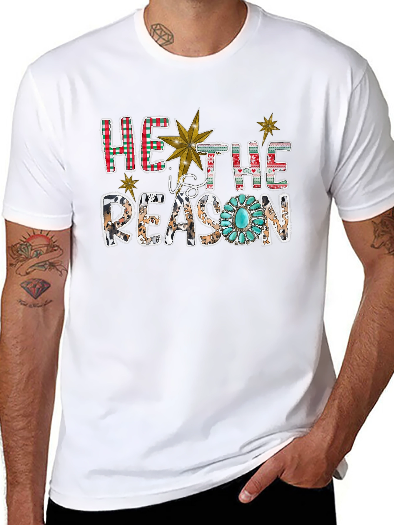 He is the Reason Christmas Graphic Tee