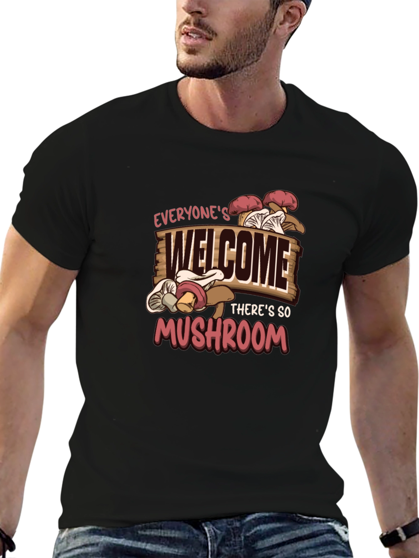 Everyones Welcome Mushroom Graphic Tee