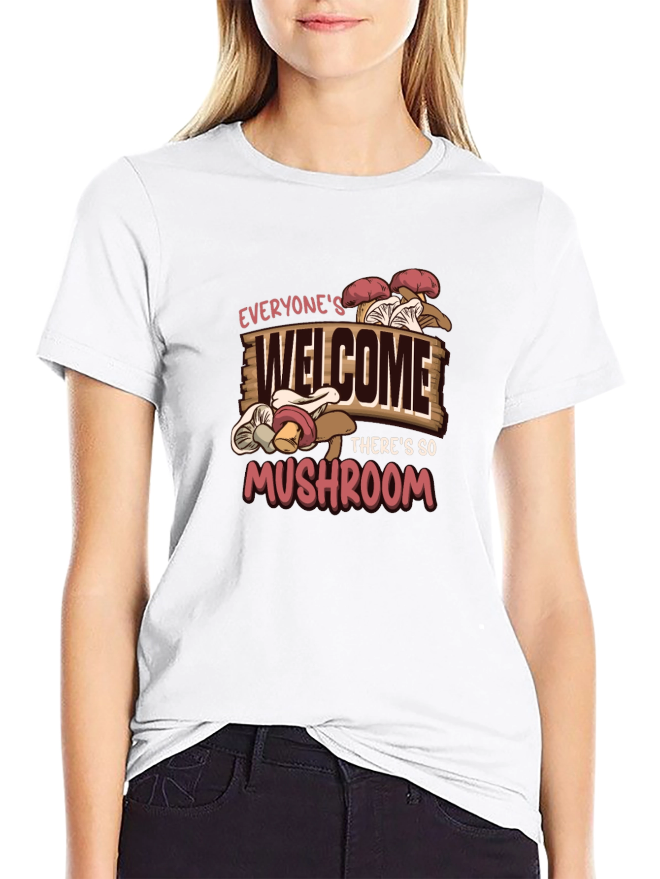 Everyones Welcome Mushroom Graphic Tee