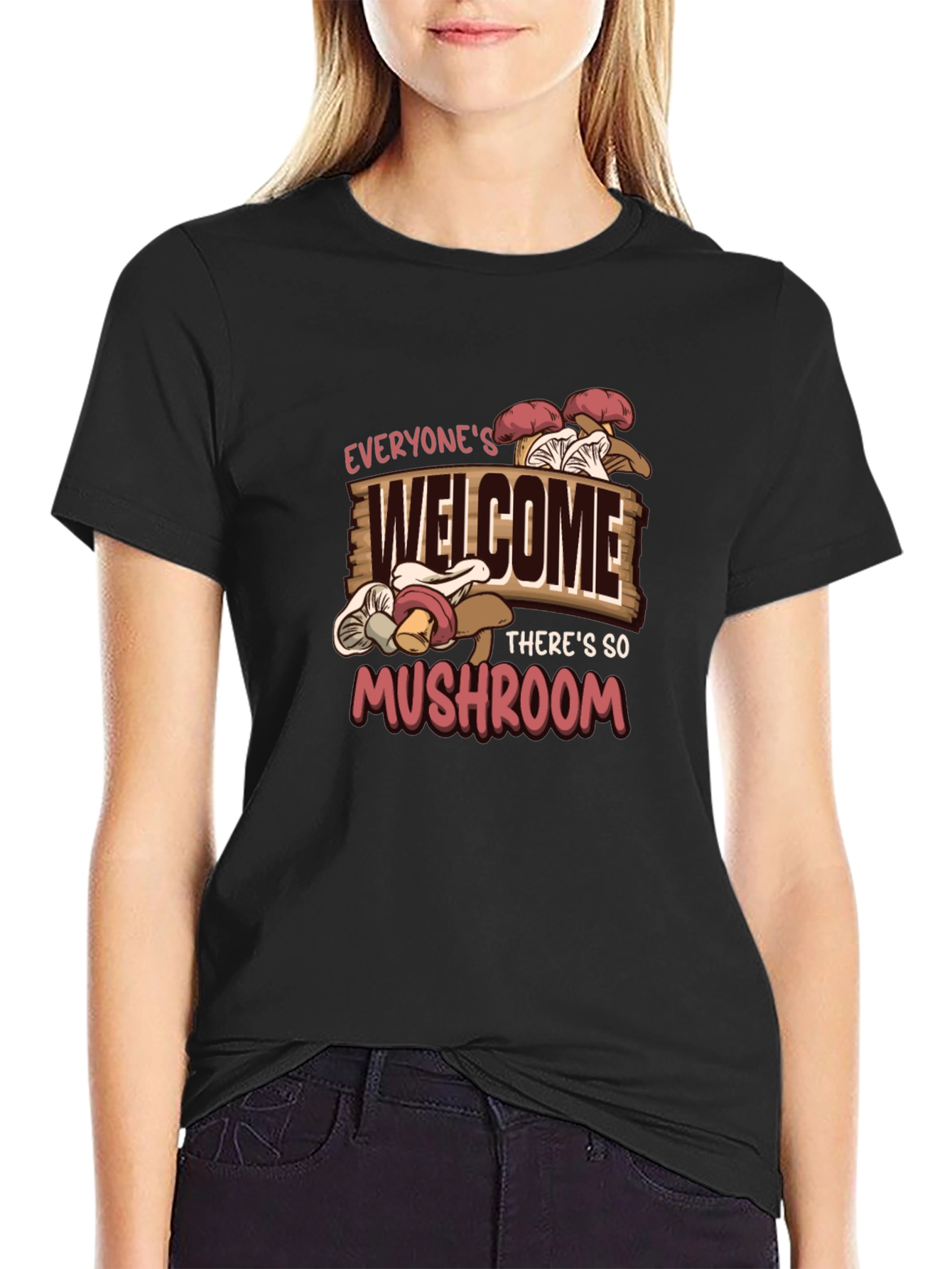 Everyones Welcome Mushroom Graphic Tee