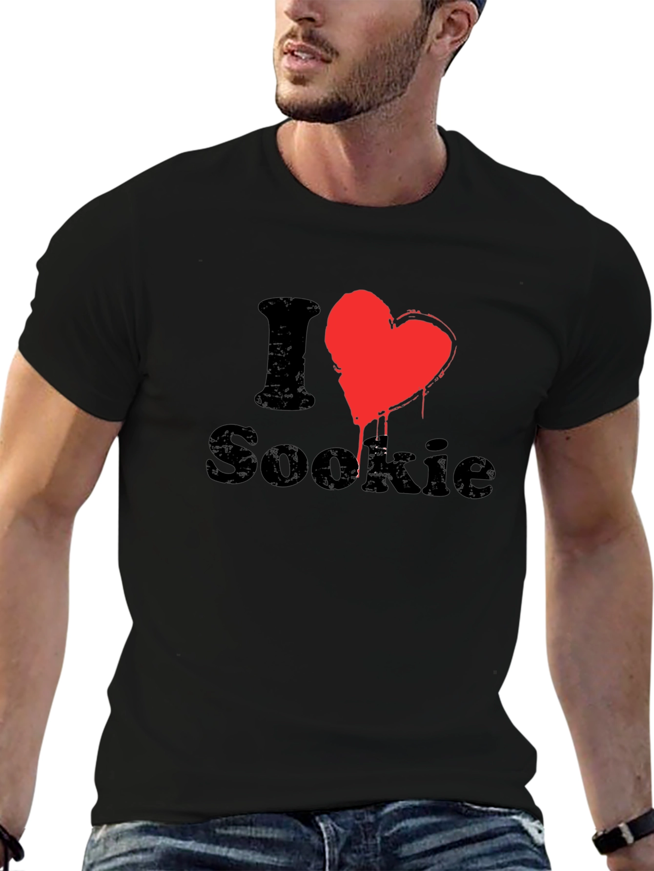 I Heart Sookie Black Graphic Tee