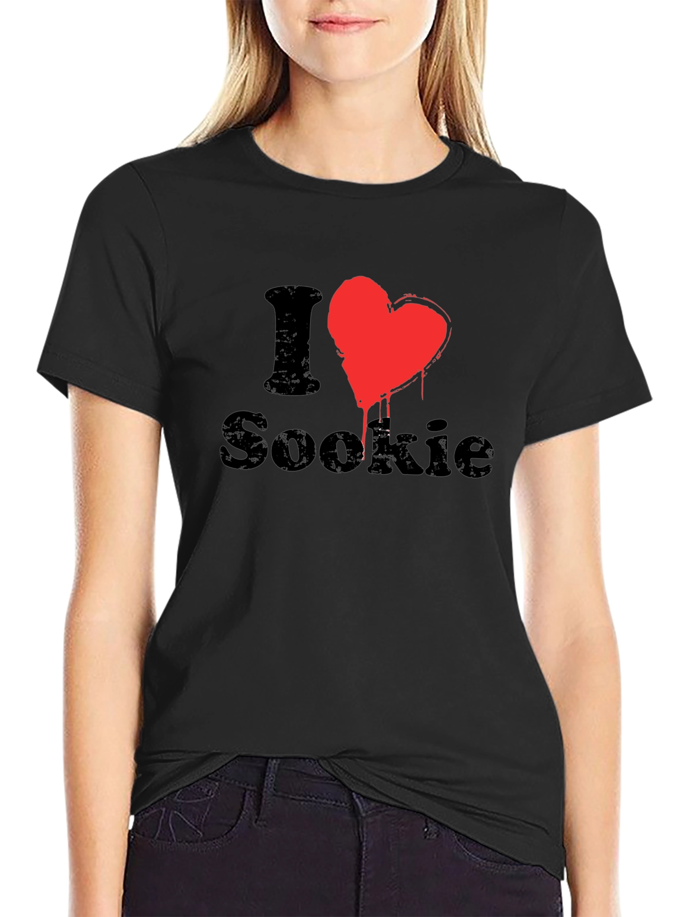 I Heart Sookie Black Graphic Tee