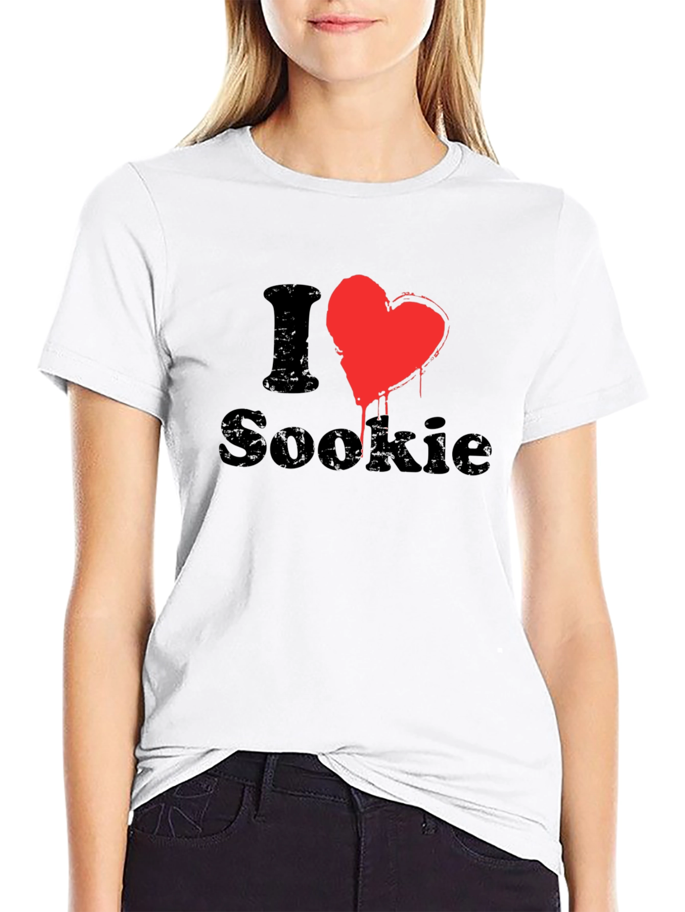I Heart Sookie Black Graphic Tee