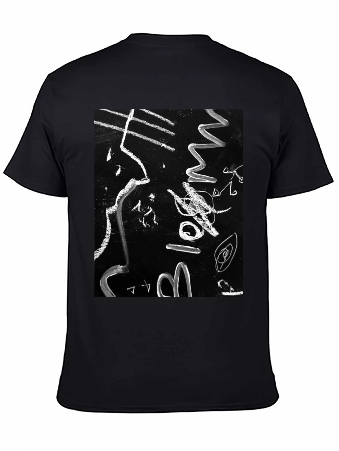 Abstract Art Black T-Shirt - Unique Design