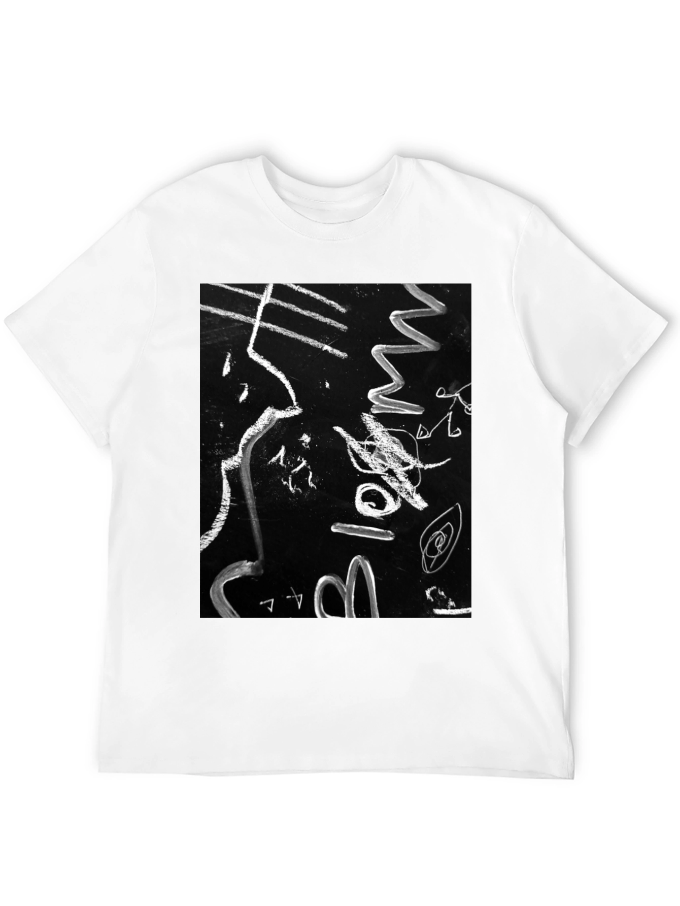 Abstract Art Black T-Shirt - Unique Design