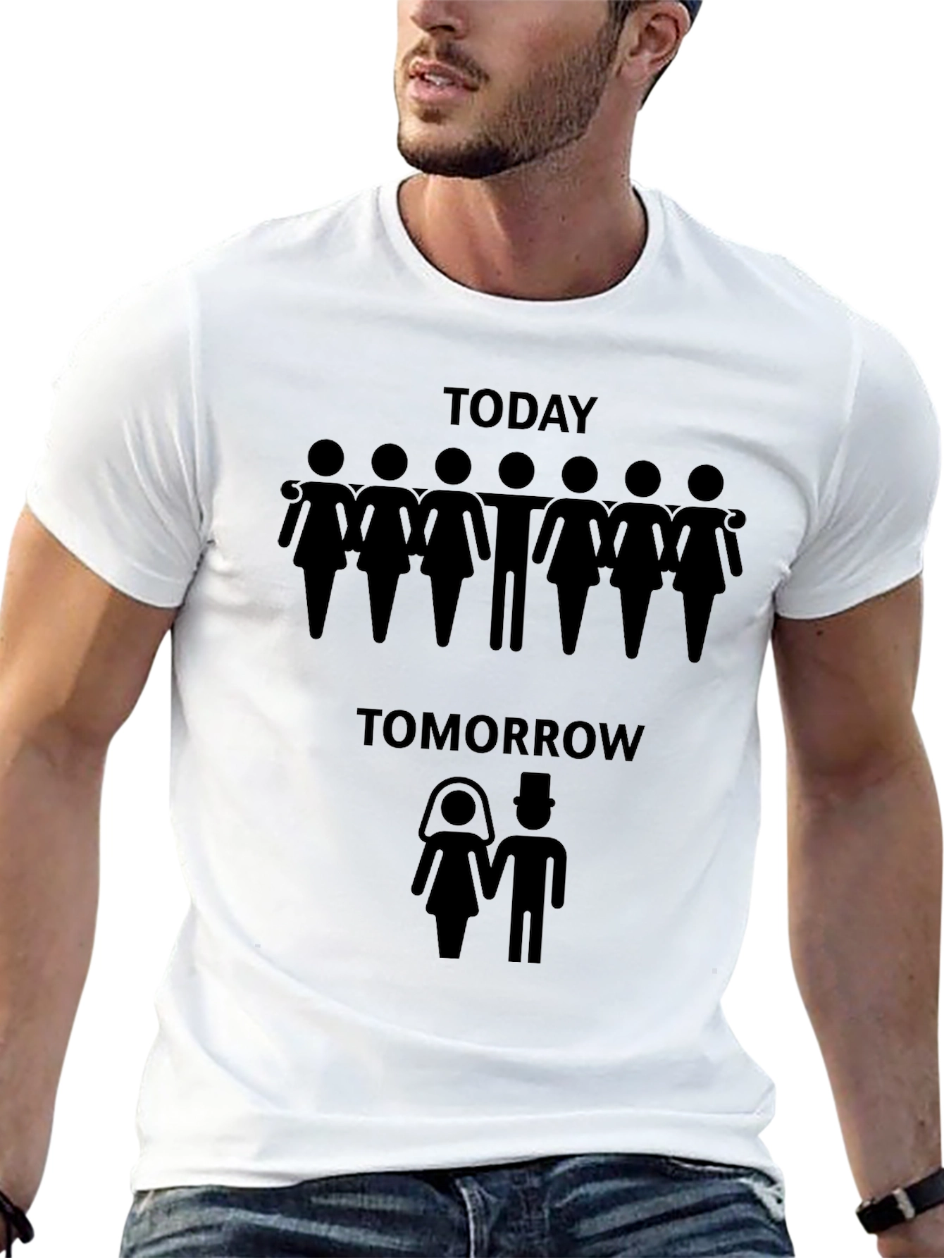 Funny Bachelor Party Graphic T-Shirt