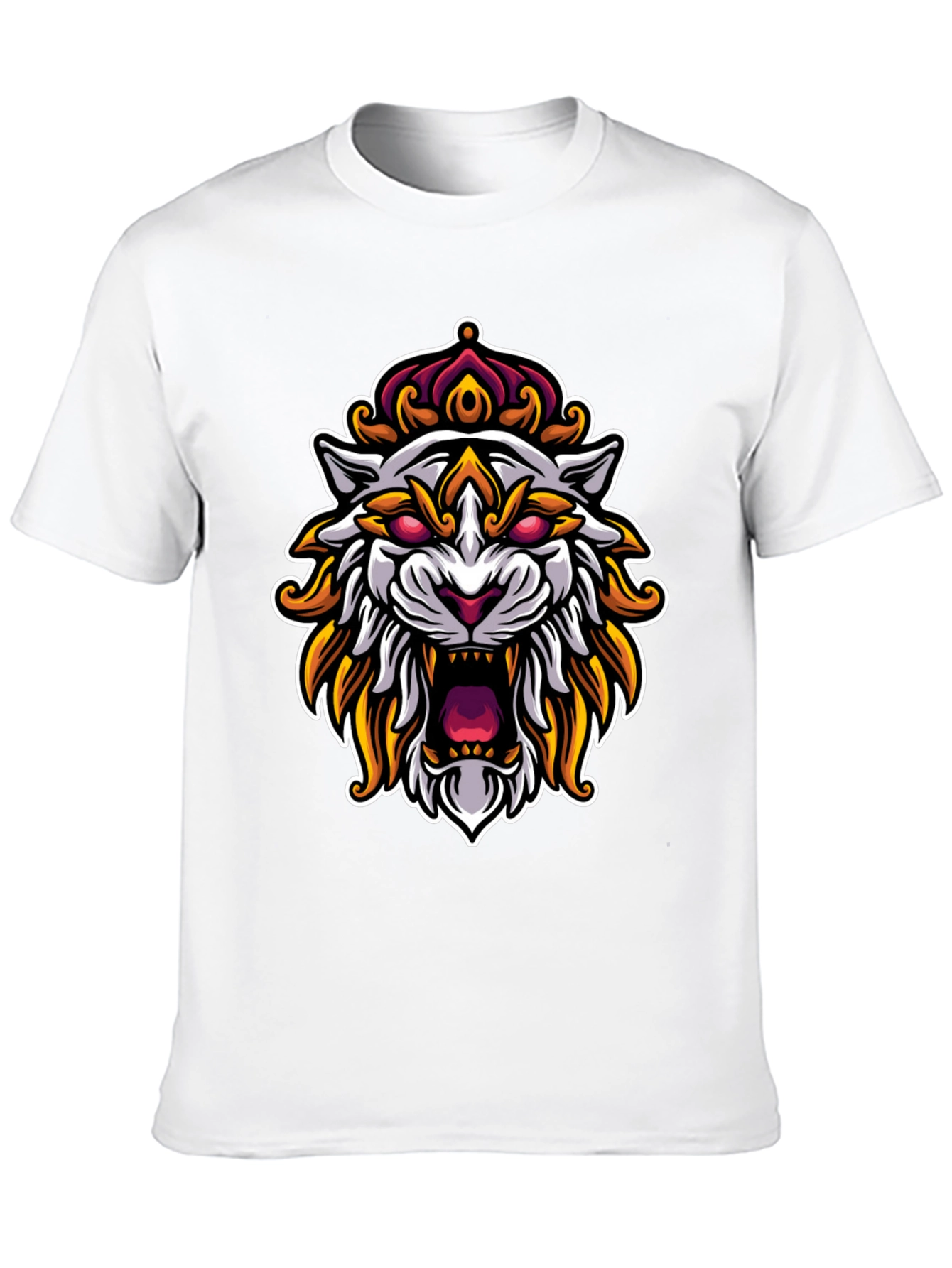 King Tiger Graphic T-Shirt - Black