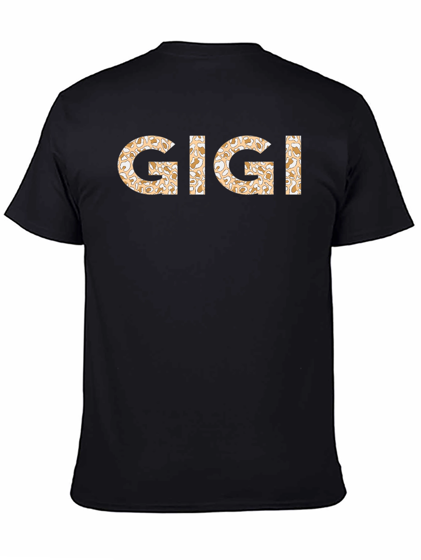 GIGI Printed Graphic Tee - Stylish Black T-Shirt