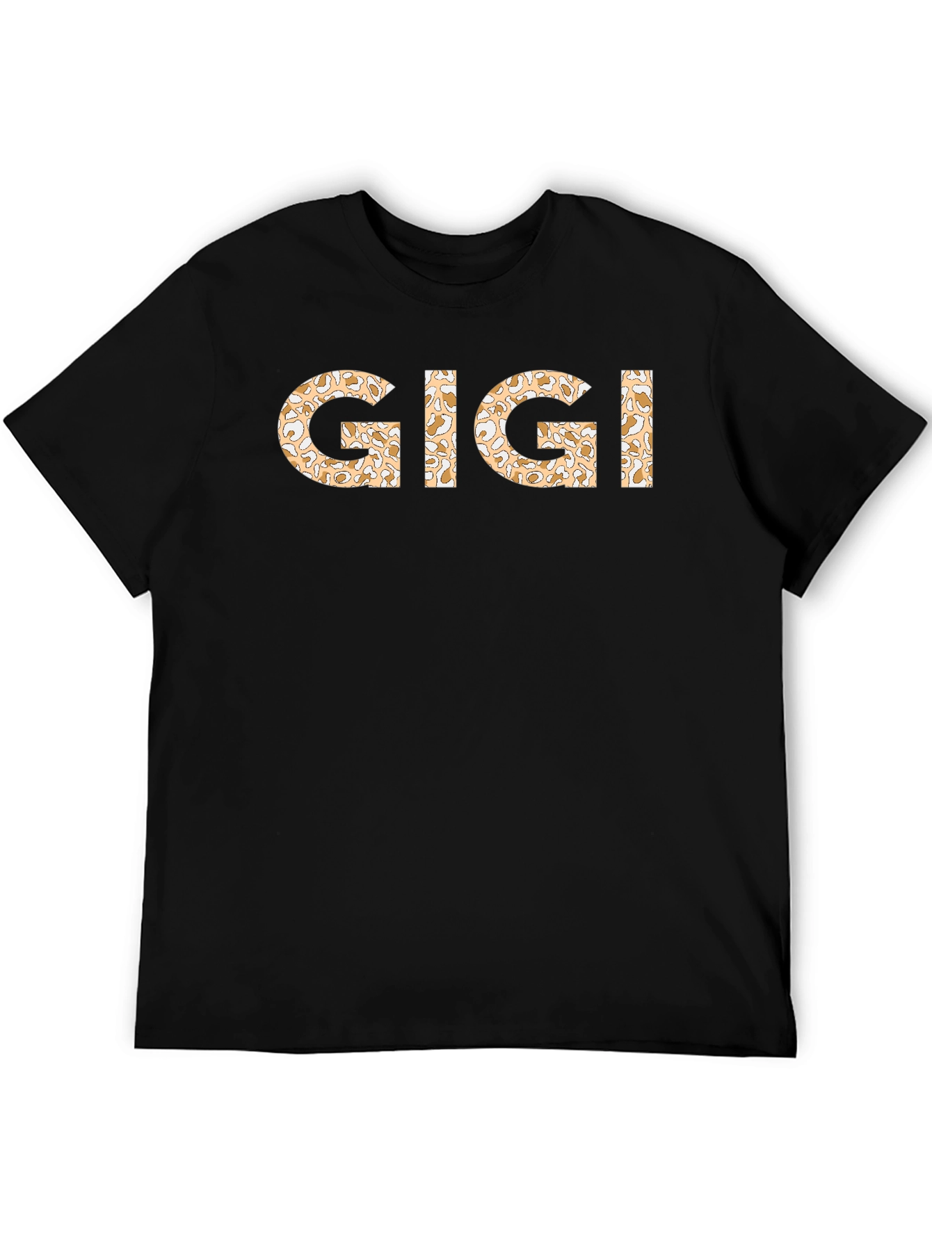 GIGI Printed Graphic Tee - Stylish Black T-Shirt