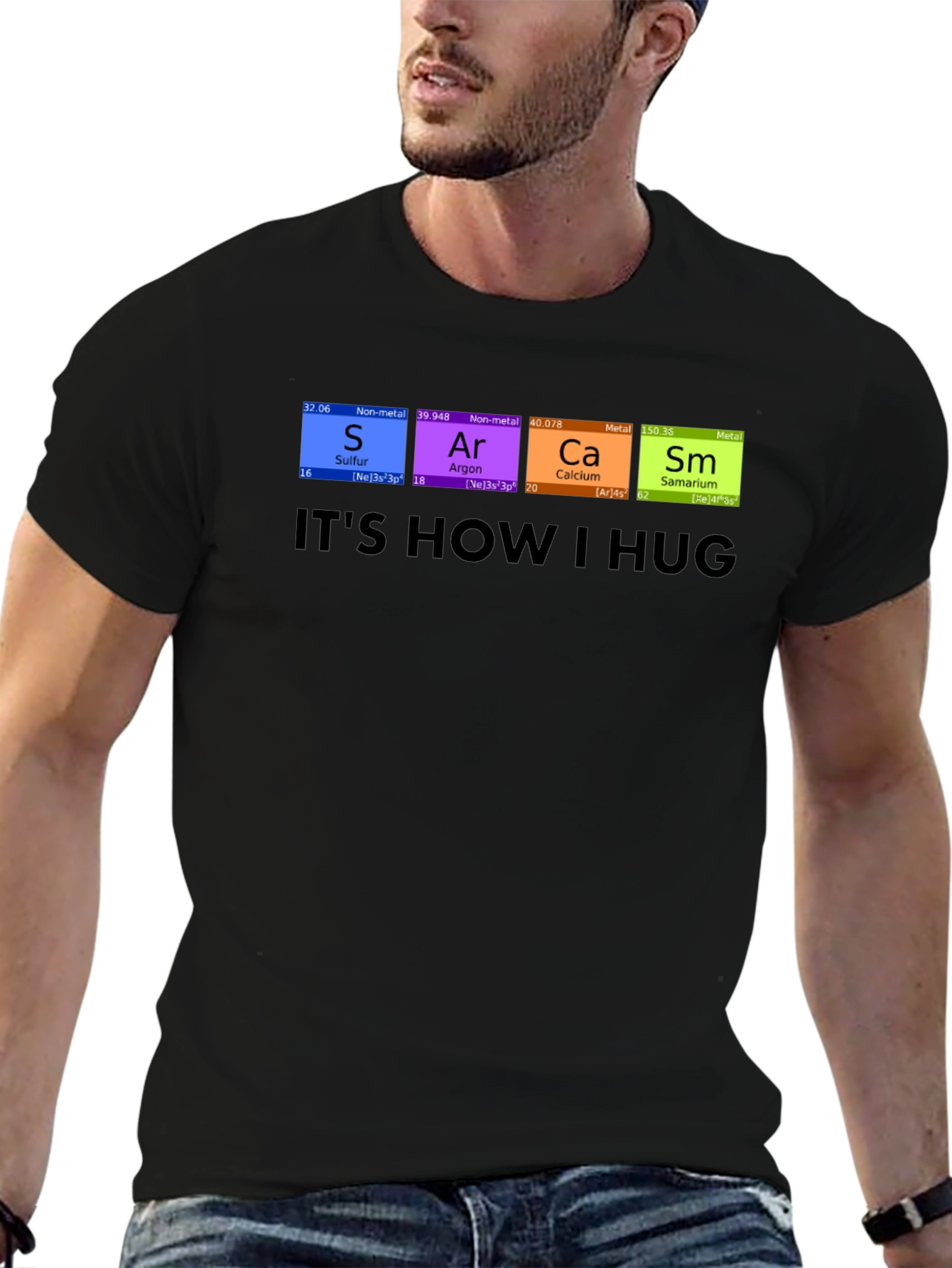 Its How I Hug T-Shirt Chemistry Periodic Table