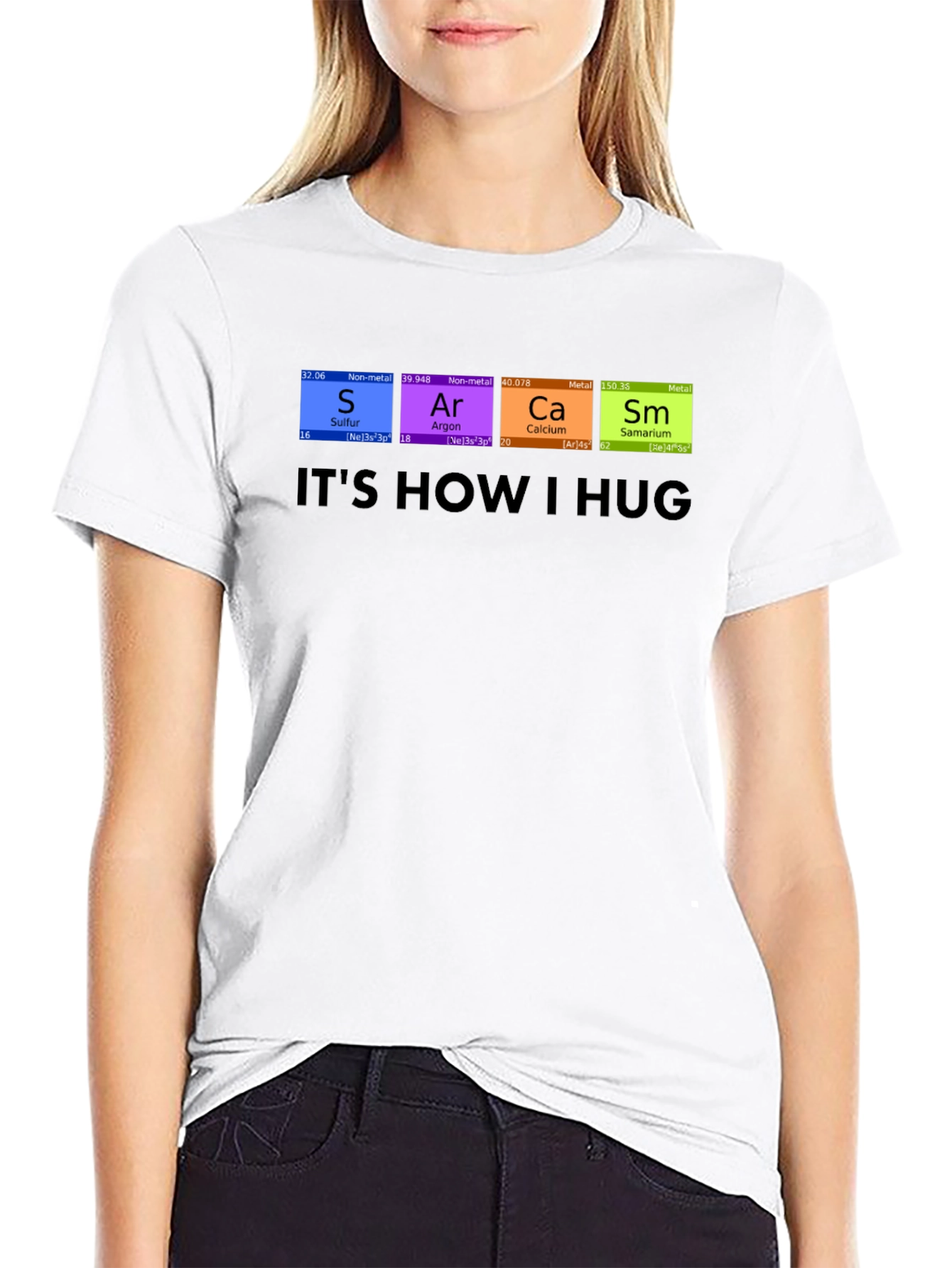 Its How I Hug T-Shirt Chemistry Periodic Table