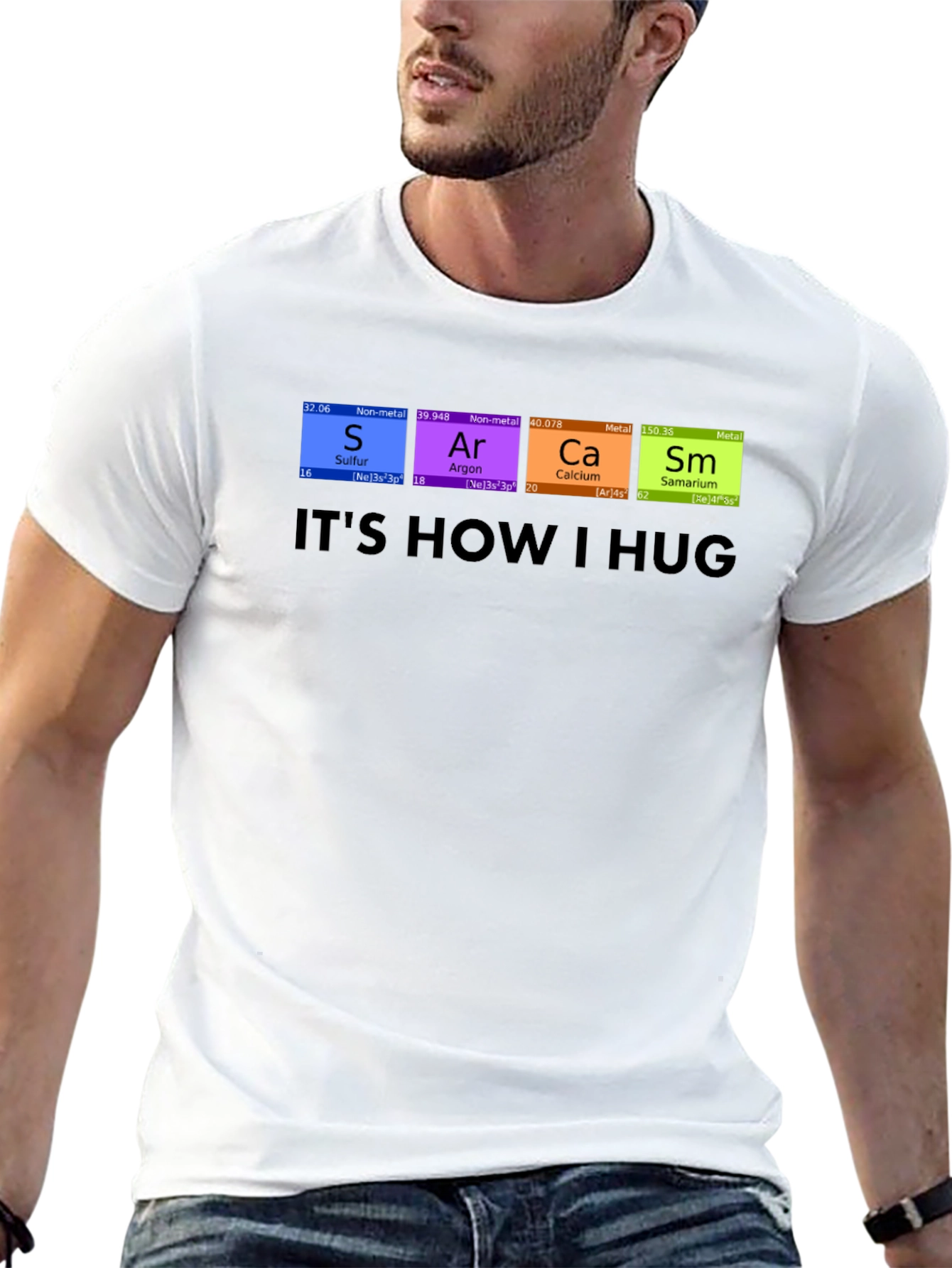 Its How I Hug T-Shirt Chemistry Periodic Table