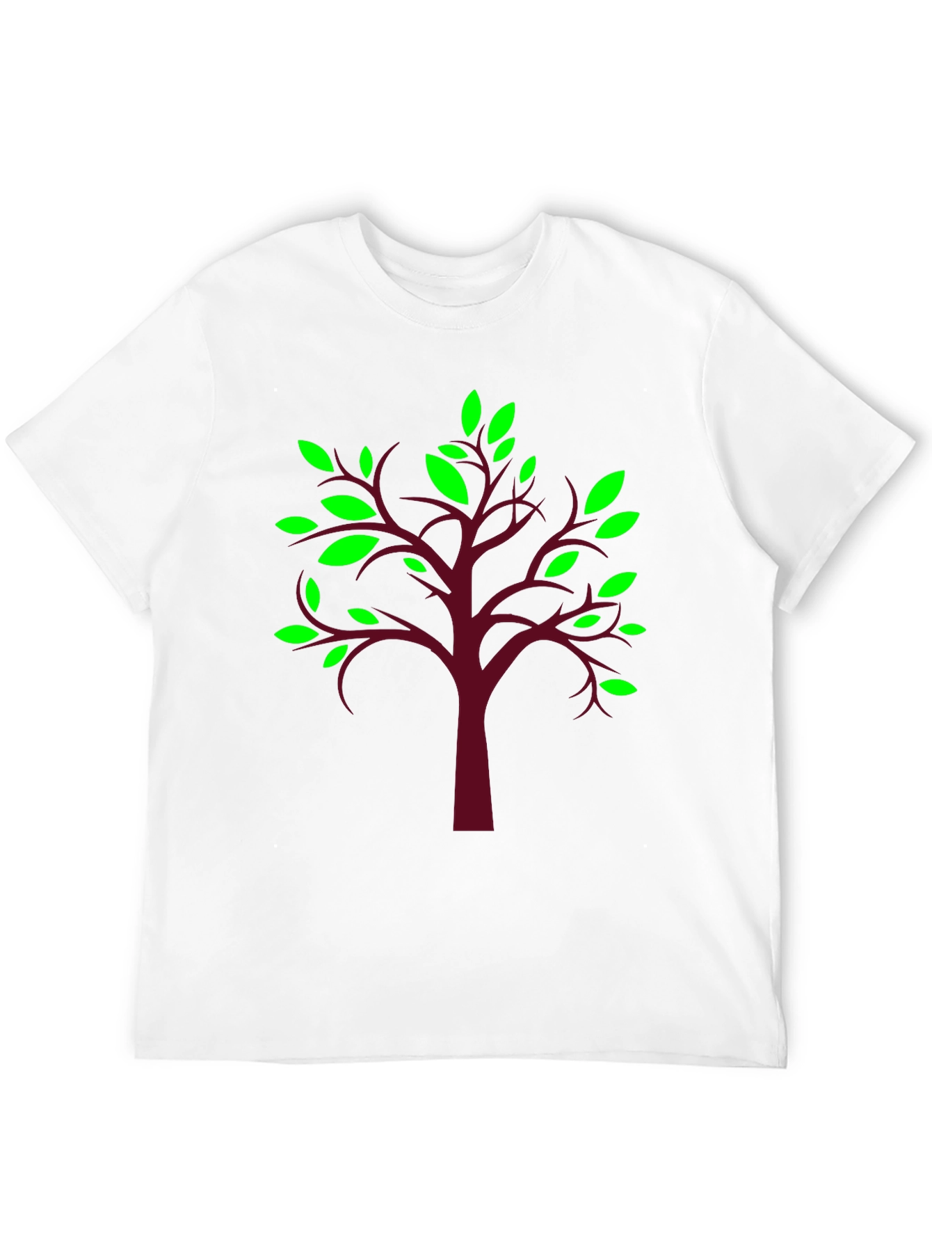 Nature Tree Graphic Tee - Stylish Mens Black T-Shirt