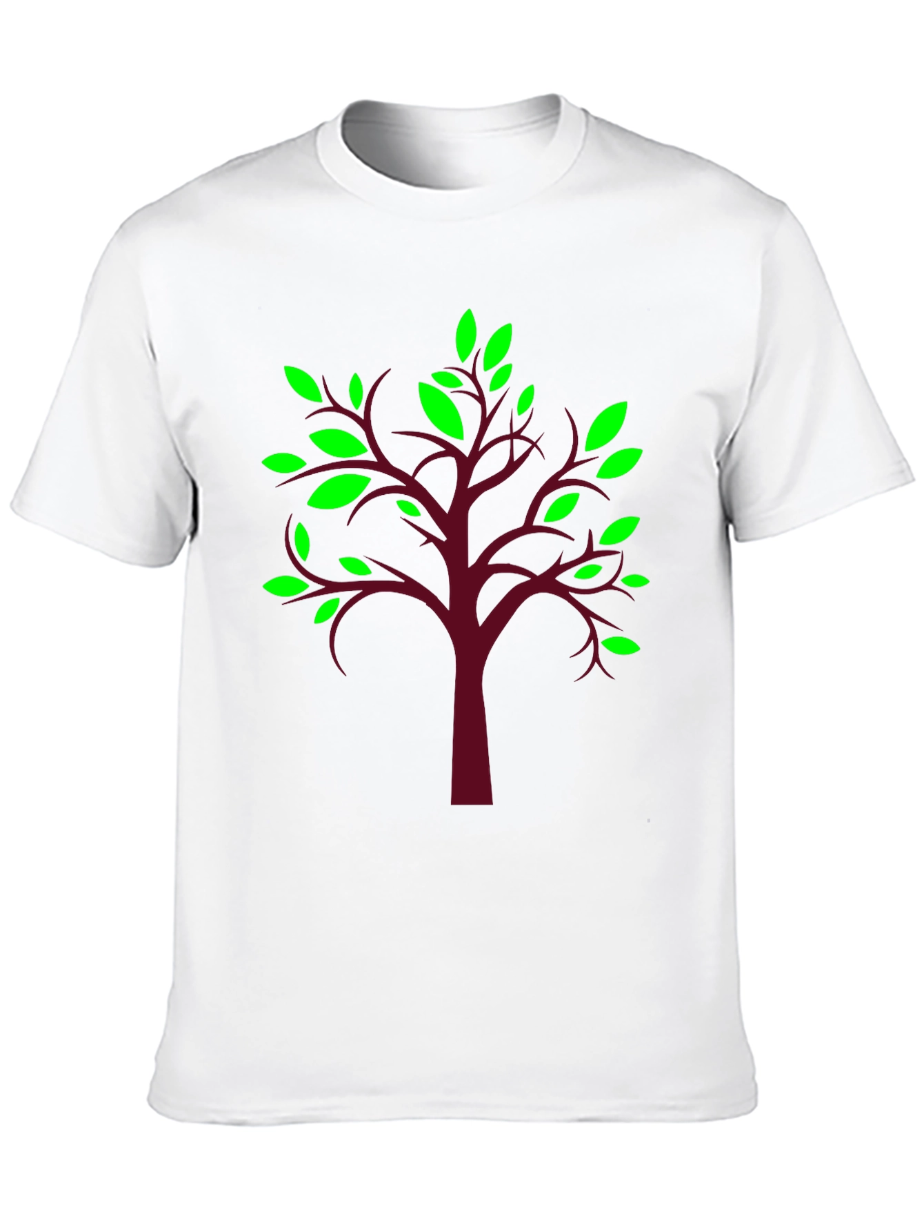 Nature Tree Graphic Tee - Stylish Mens Black T-Shirt