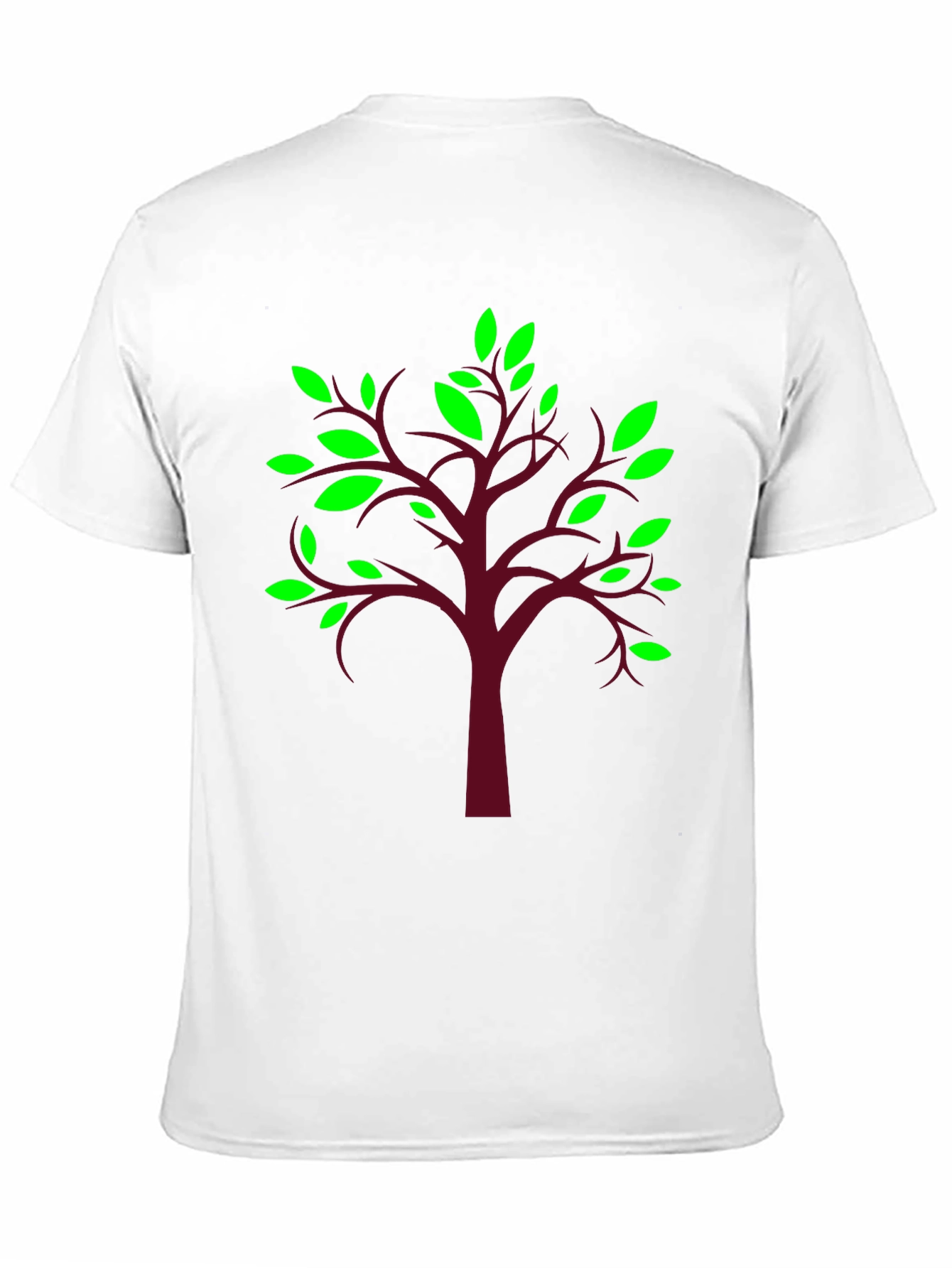 Nature Tree Graphic Tee - Stylish Mens Black T-Shirt