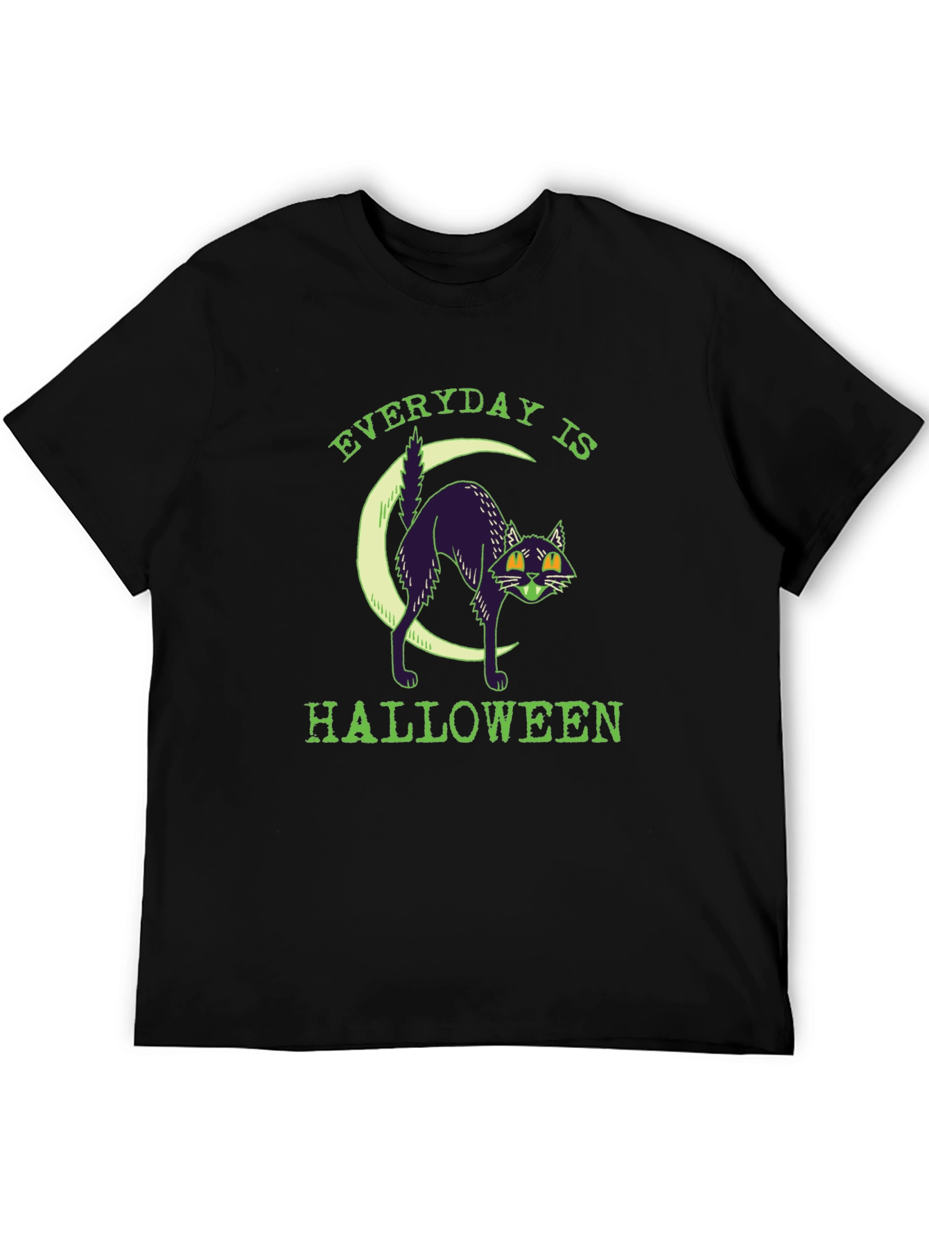 Everyday is Halloween Black Cat T-Shirt