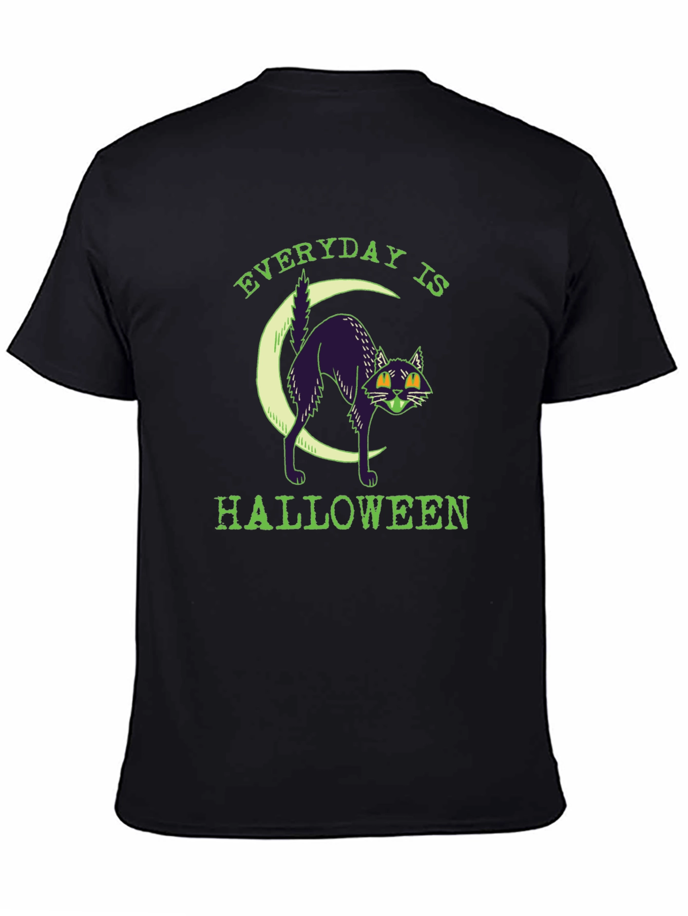Everyday is Halloween Black Cat T-Shirt
