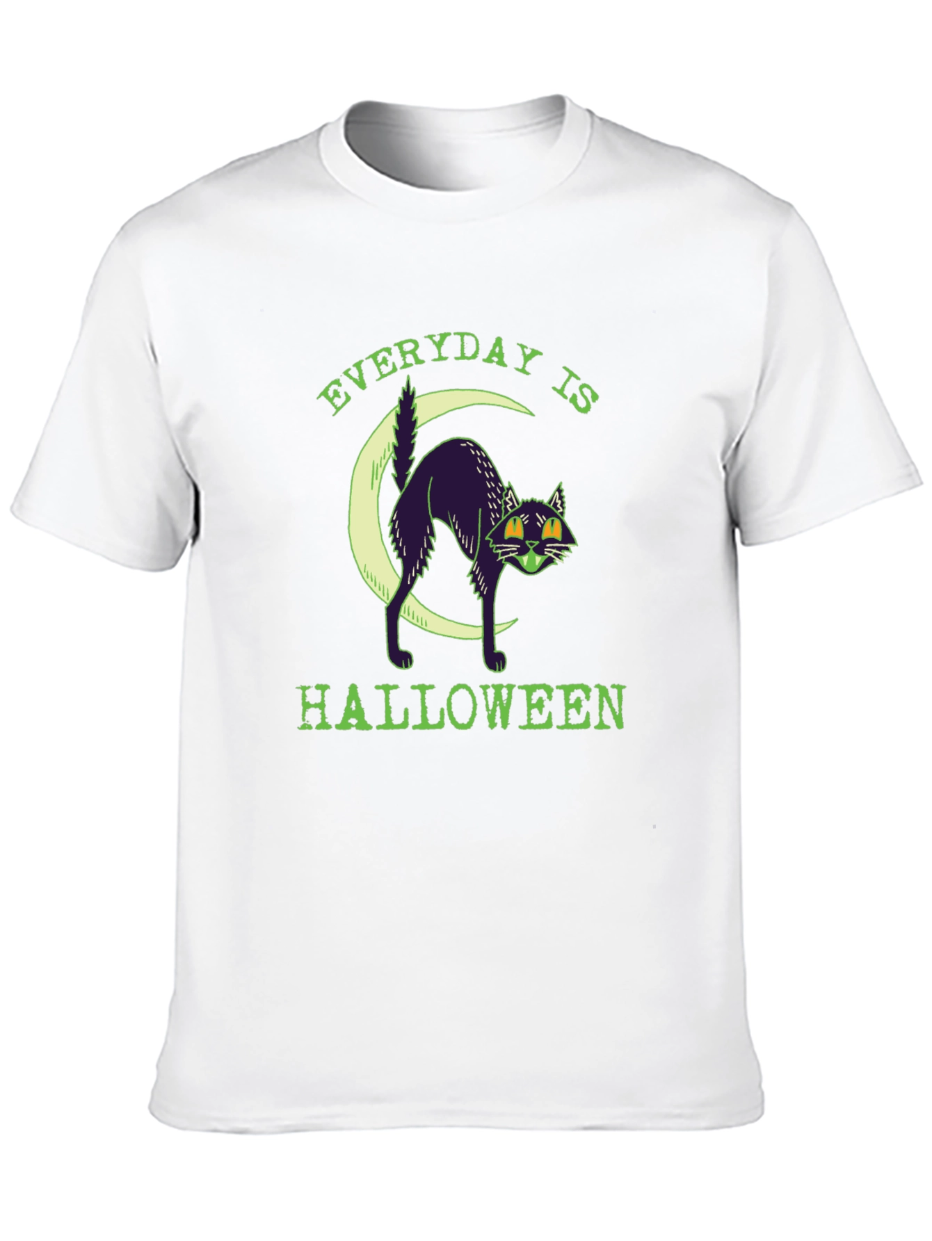 Everyday is Halloween Black Cat T-Shirt