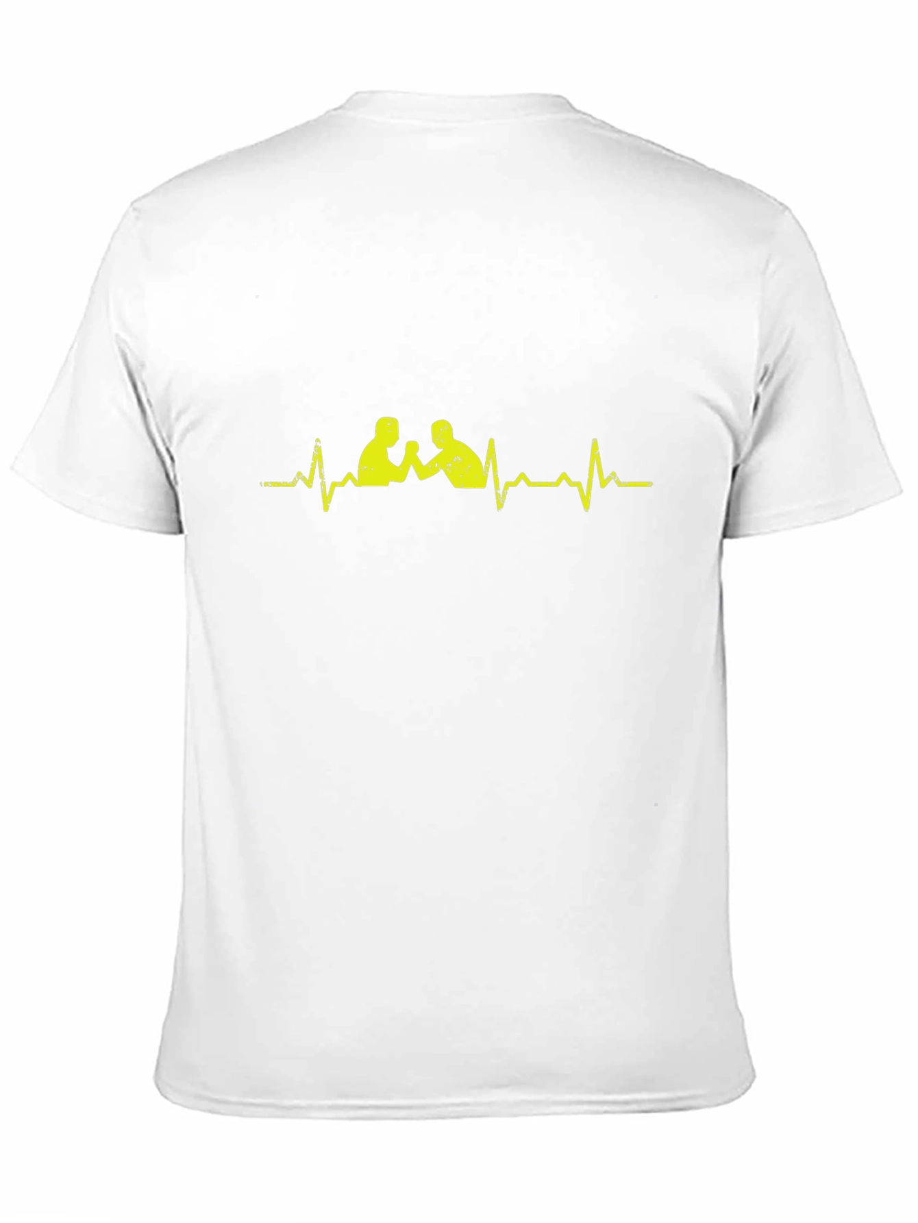 Arm Wrestling Heartbeat T-Shirt - Black
