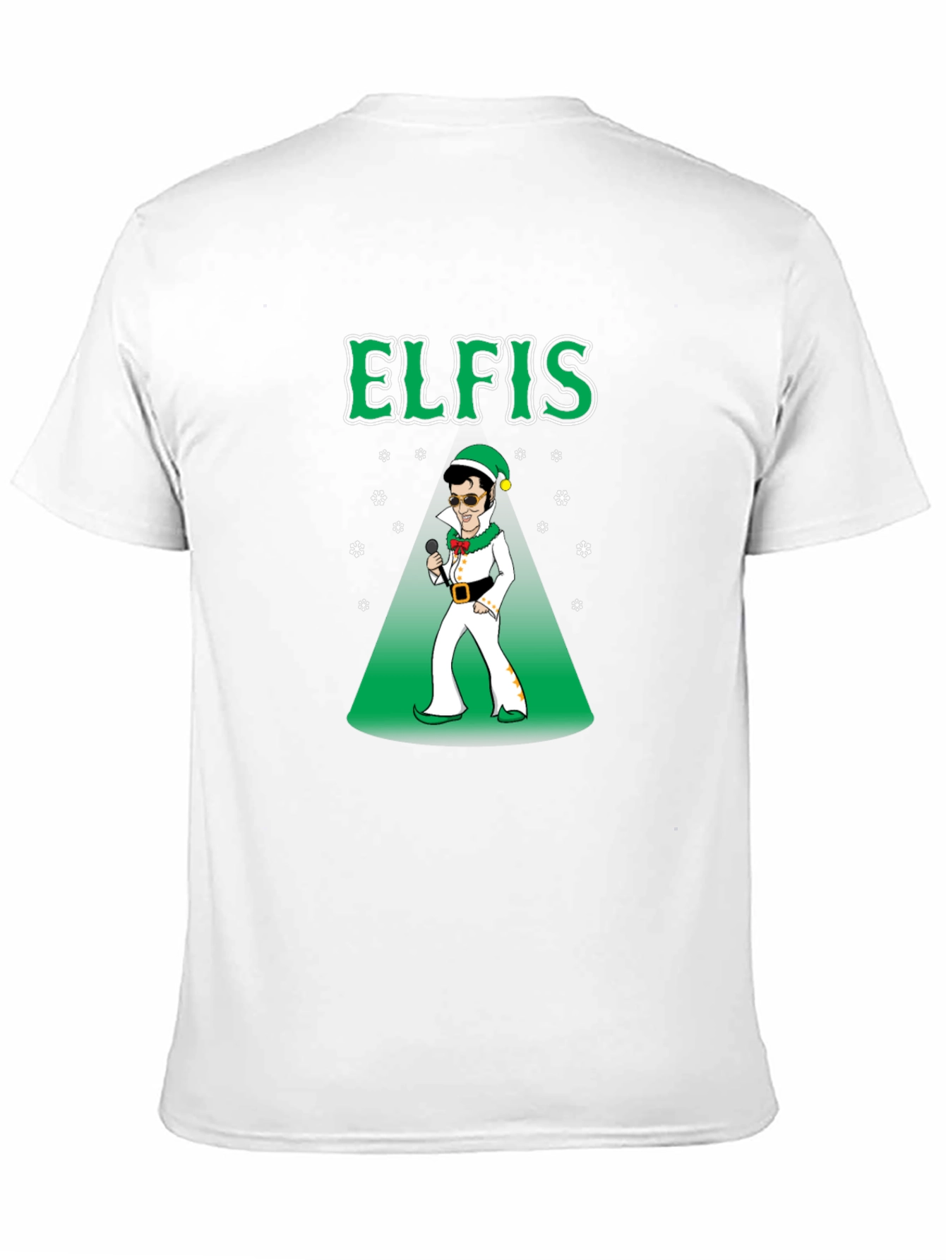 Elfis Christmas T-Shirt - Elvis Elf Holiday Tee