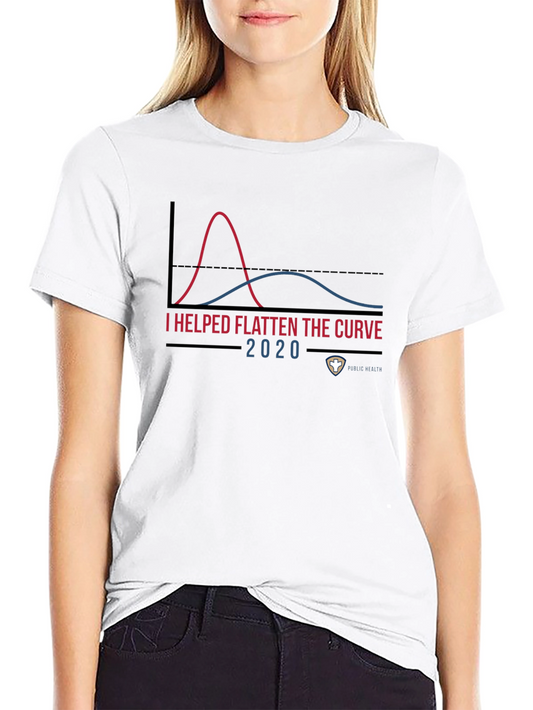 I Helped Flatten The Curve 2020 T-Shirt