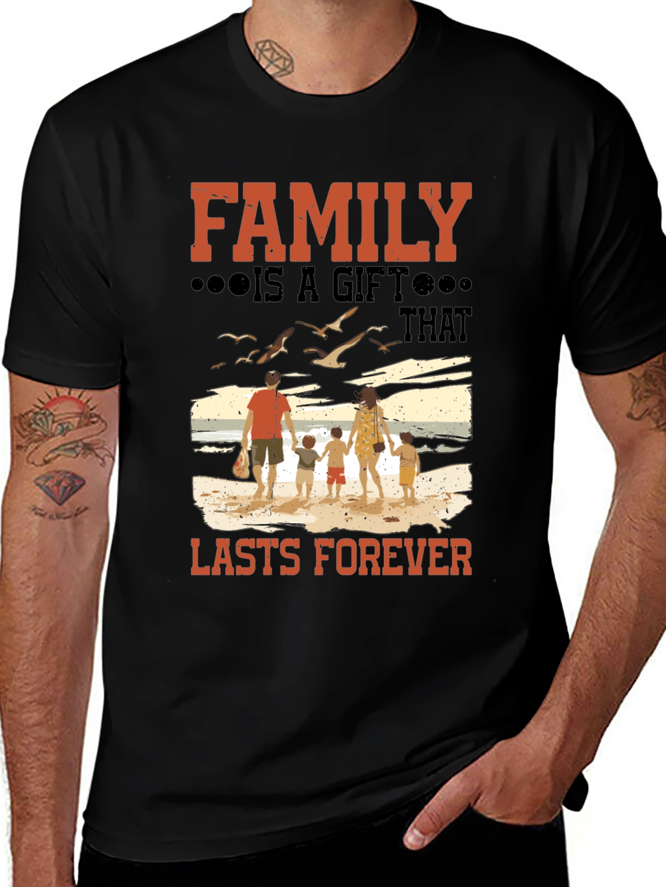 Family is a Gift Graphic T-Shirt
