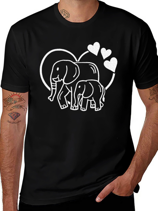 Elephant Love T-Shirt - Mom and Baby
