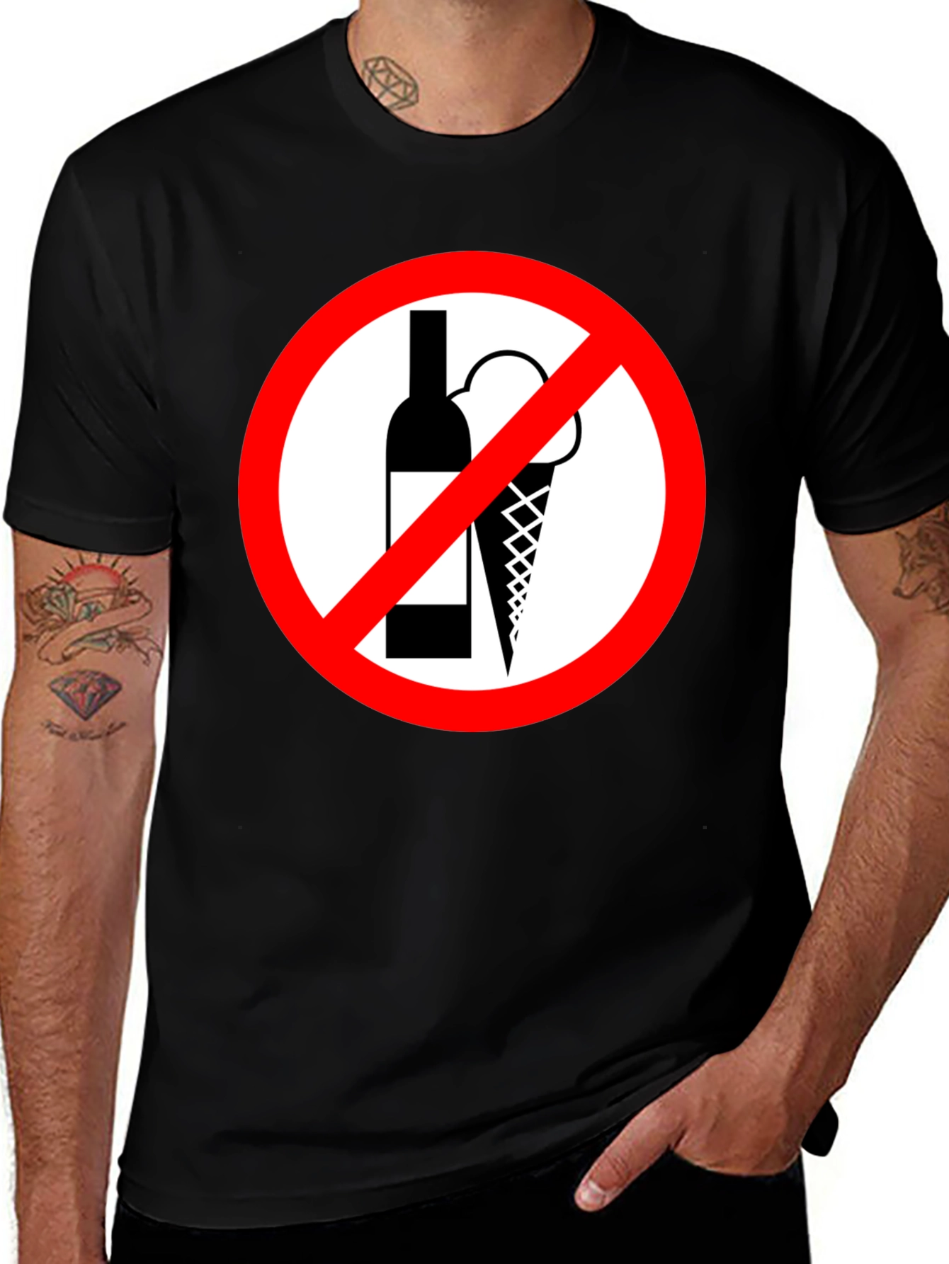 No Wine No Ice Cream T-Shirt