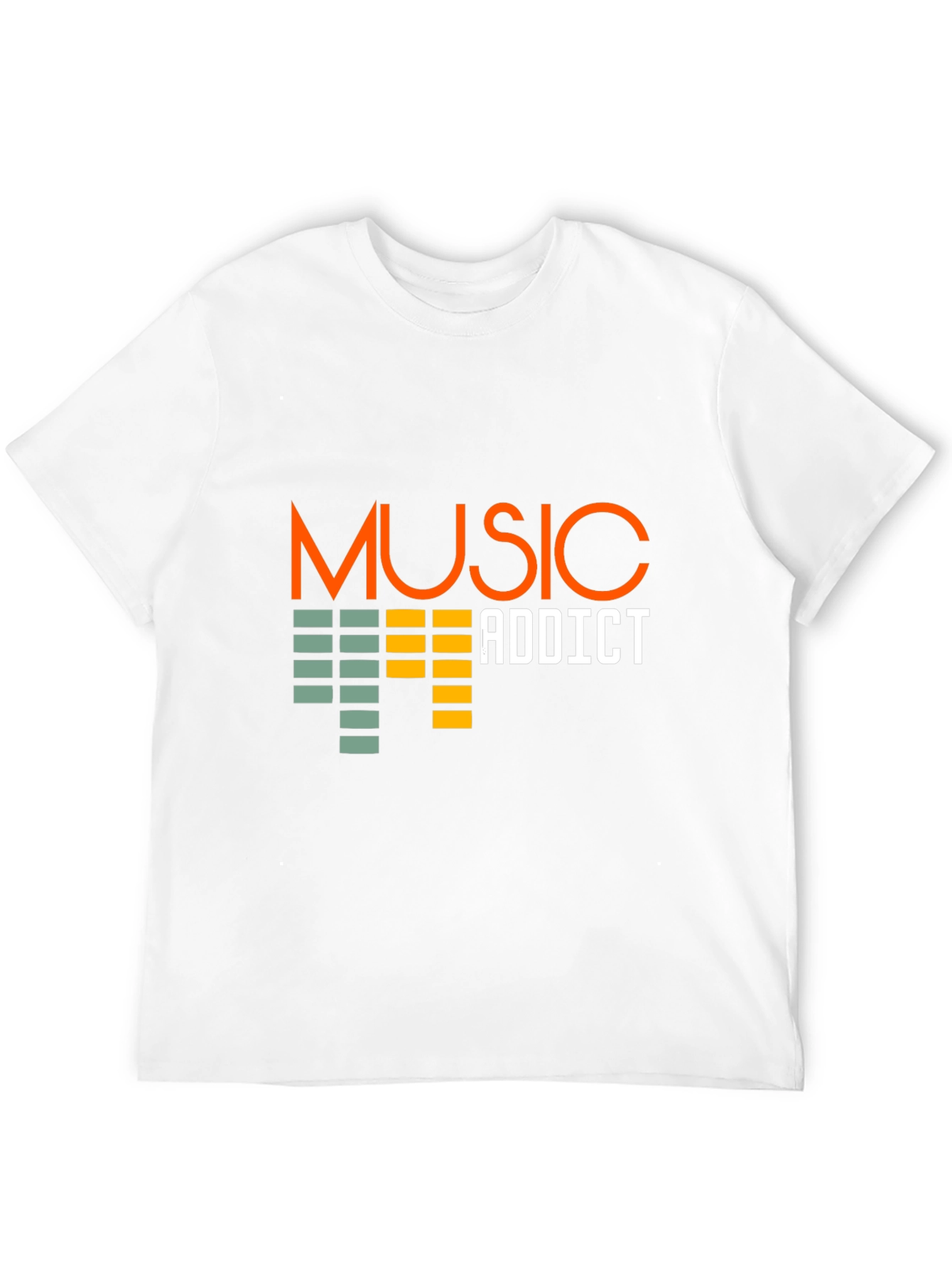 Music Addict Black T-Shirt Graphic Tee