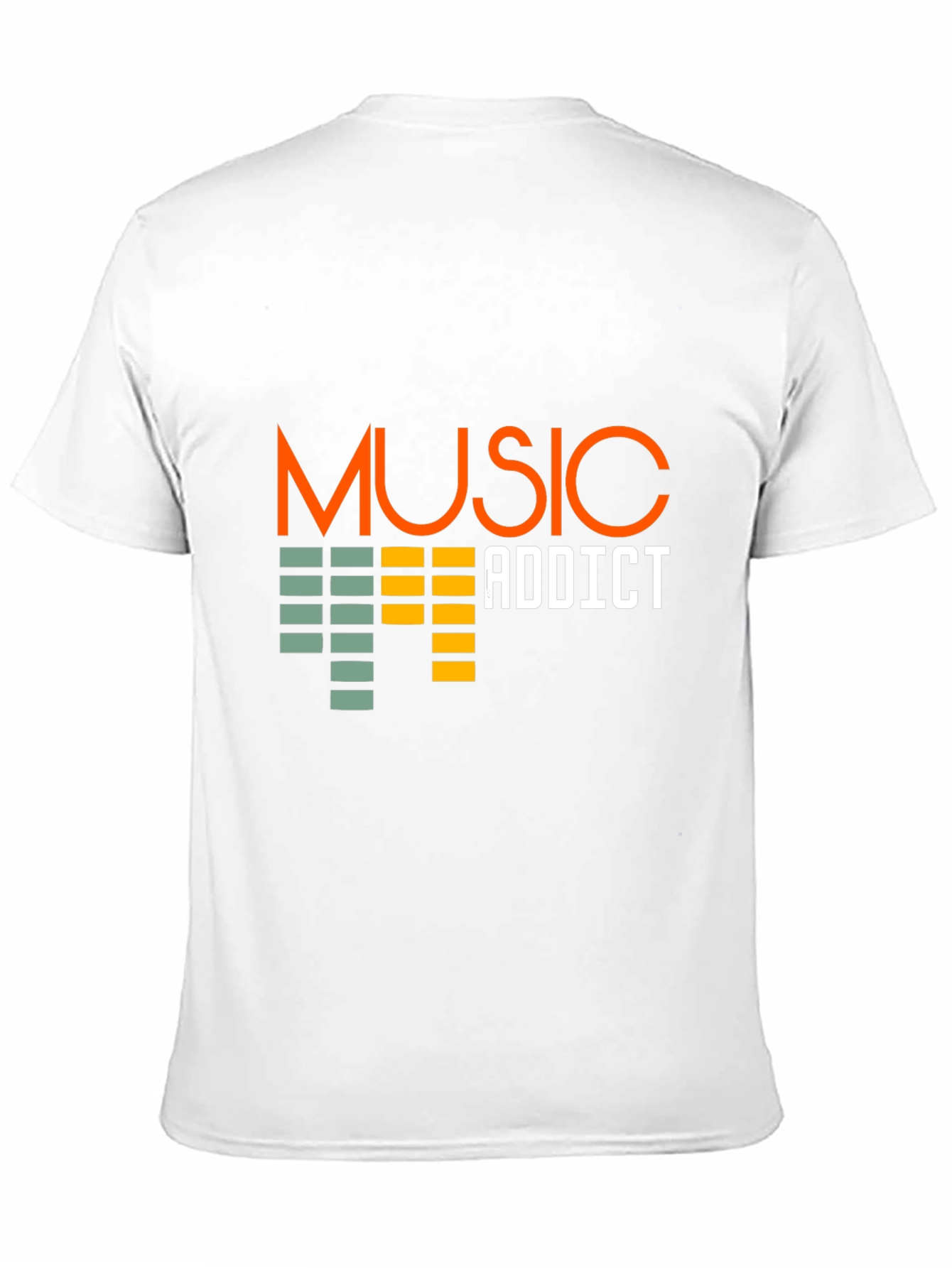 Music Addict Black T-Shirt Graphic Tee