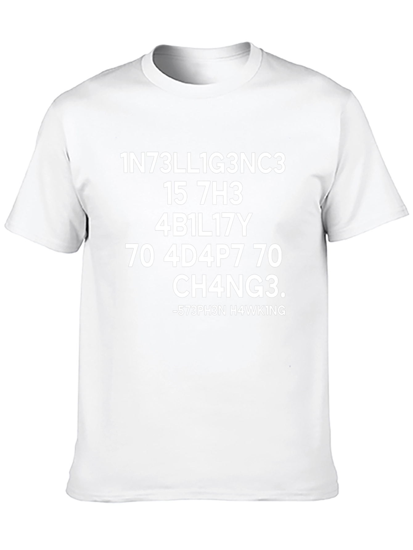 Intelligence Parody Black Graphic T-Shirt