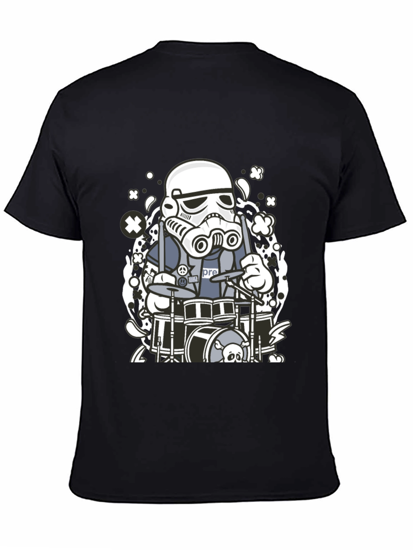 Stormtrooper Drummer Graphic T-Shirt