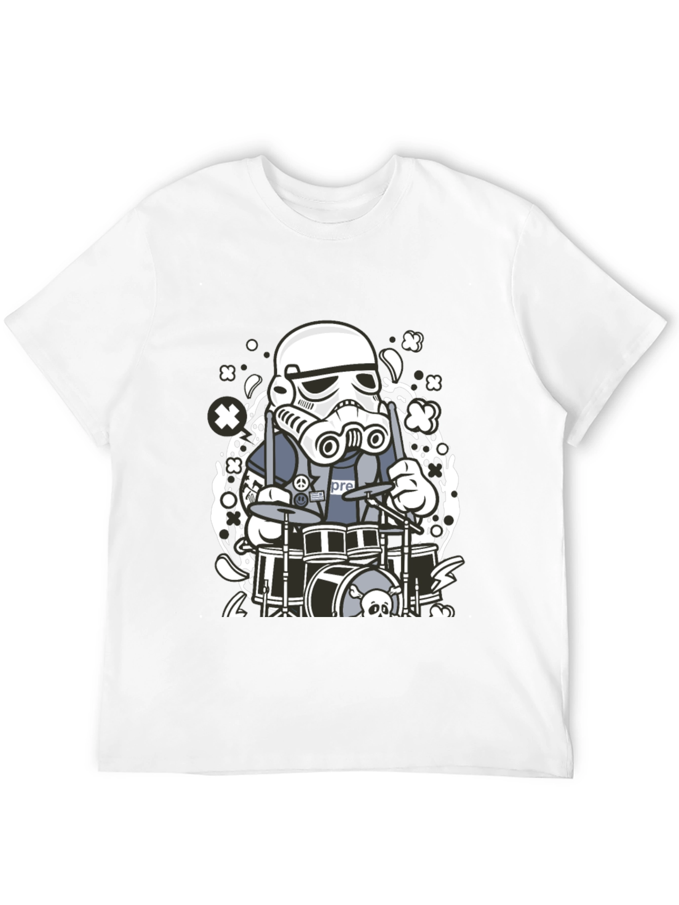 Stormtrooper Drummer Graphic T-Shirt