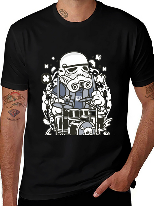 Stormtrooper Drummer Graphic T-Shirt