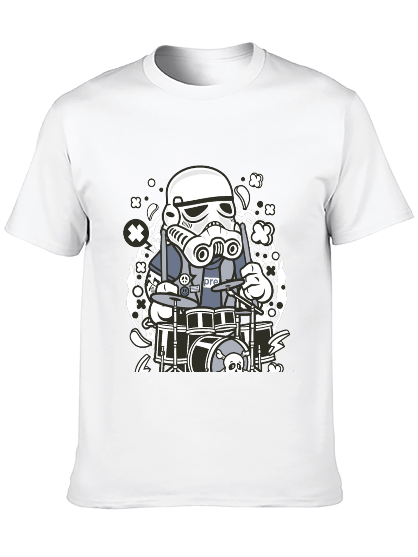 Stormtrooper Drummer Graphic T-Shirt