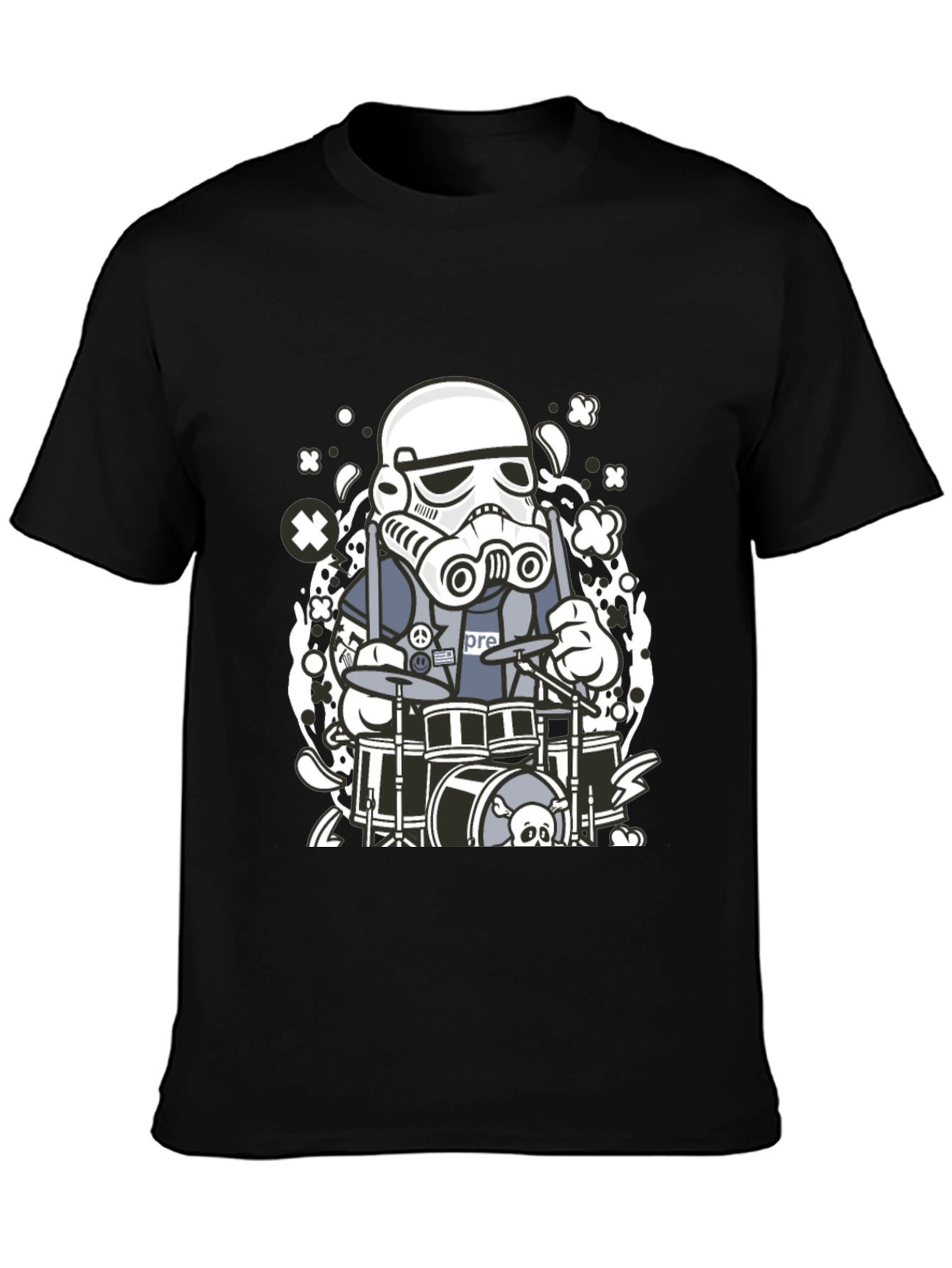 Stormtrooper Drummer Graphic T-Shirt