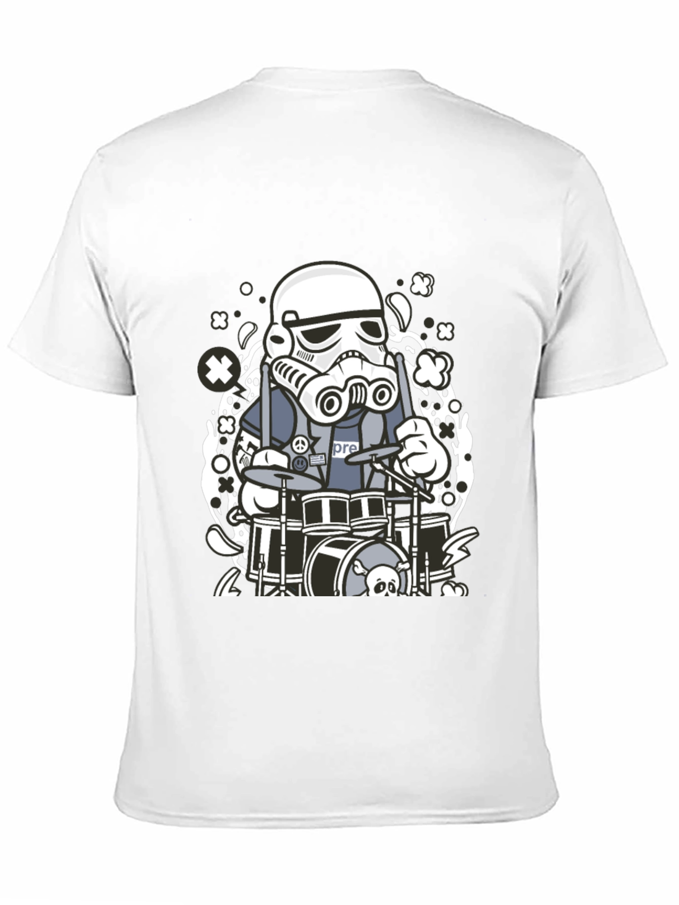 Stormtrooper Drummer Graphic T-Shirt