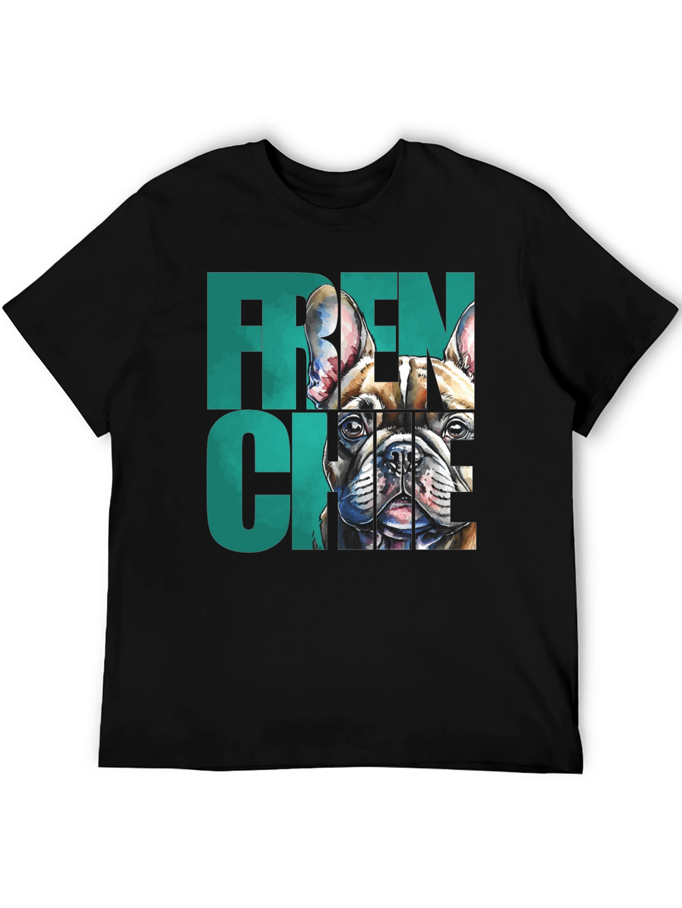 French Bulldog Graphic Tee - Unisex Black Shirt