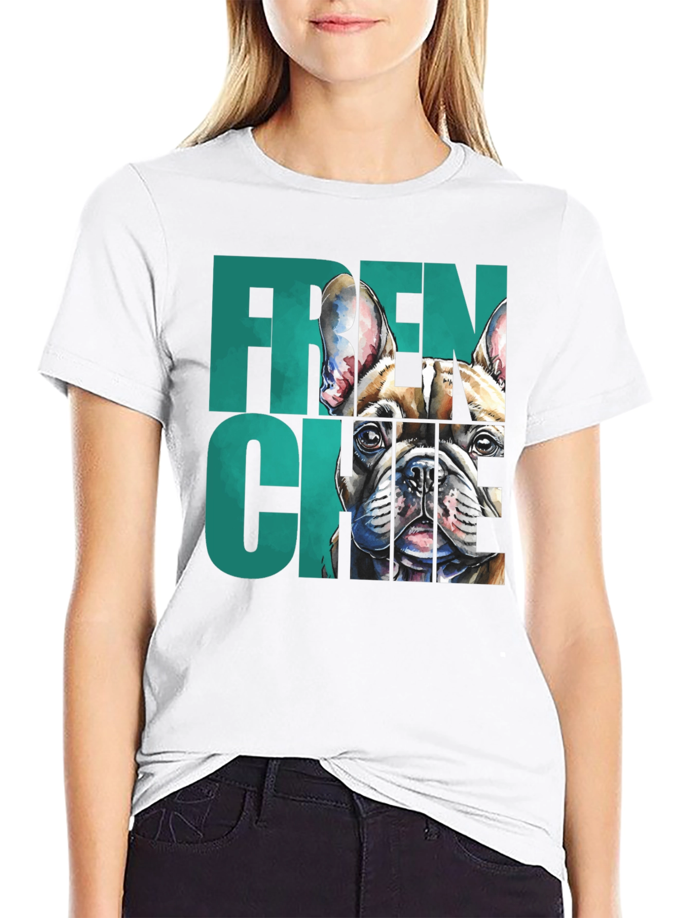 French Bulldog Graphic Tee - Unisex Black Shirt