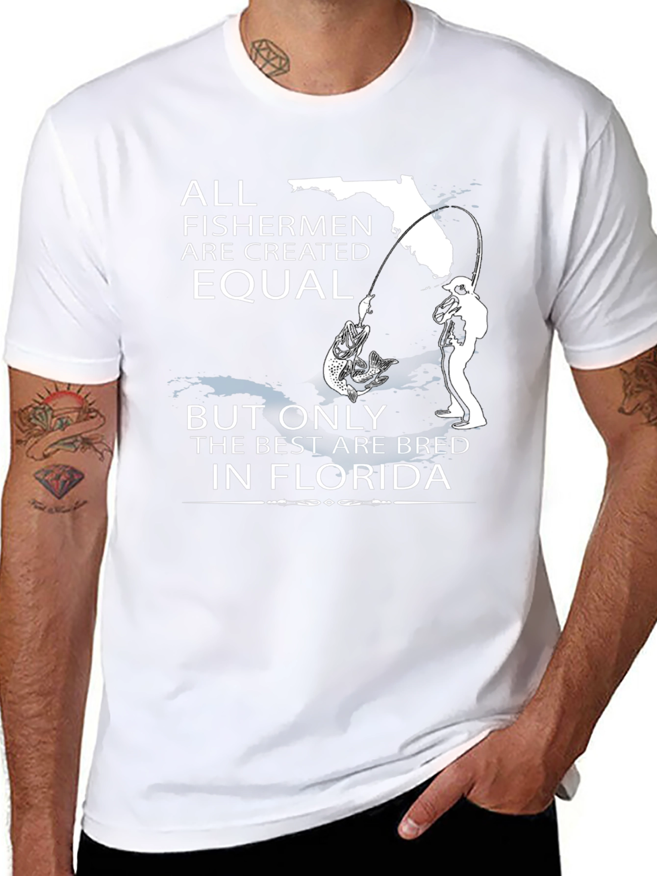 Florida Fishermen T-Shirt - All Are Created Equal