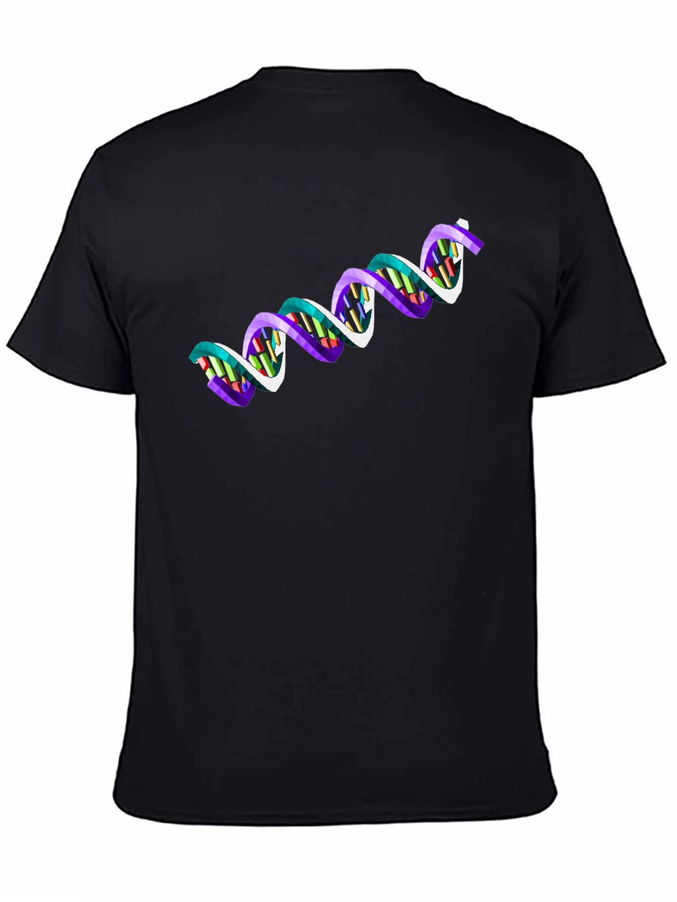 DNA Graphic Black T-Shirt - Science Inspired Fashion