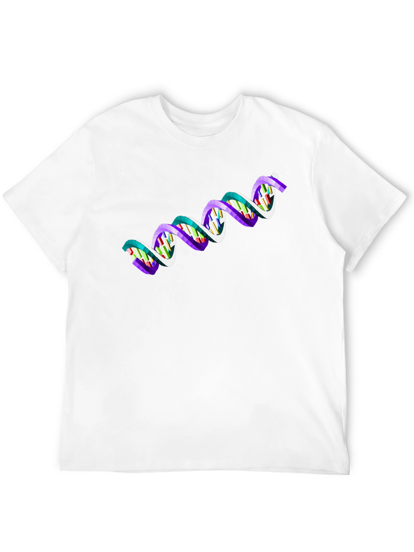 DNA Graphic Black T-Shirt - Science Inspired Fashion