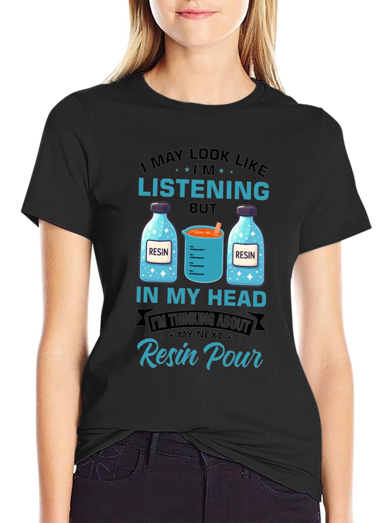 Resin Pour Thinking T-Shirt