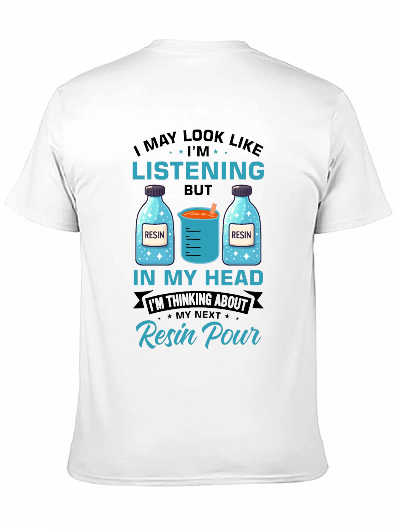 Resin Pour Thinking T-Shirt