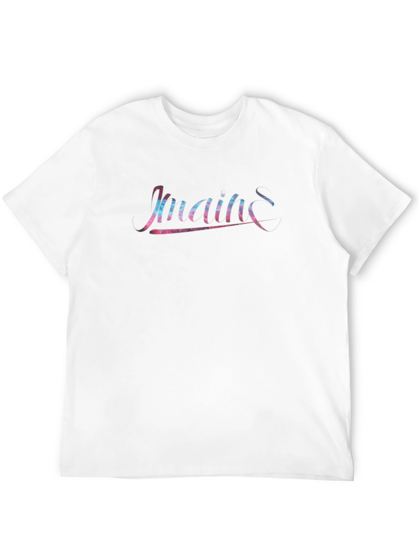 Maine Script Graphic Black T-Shirt