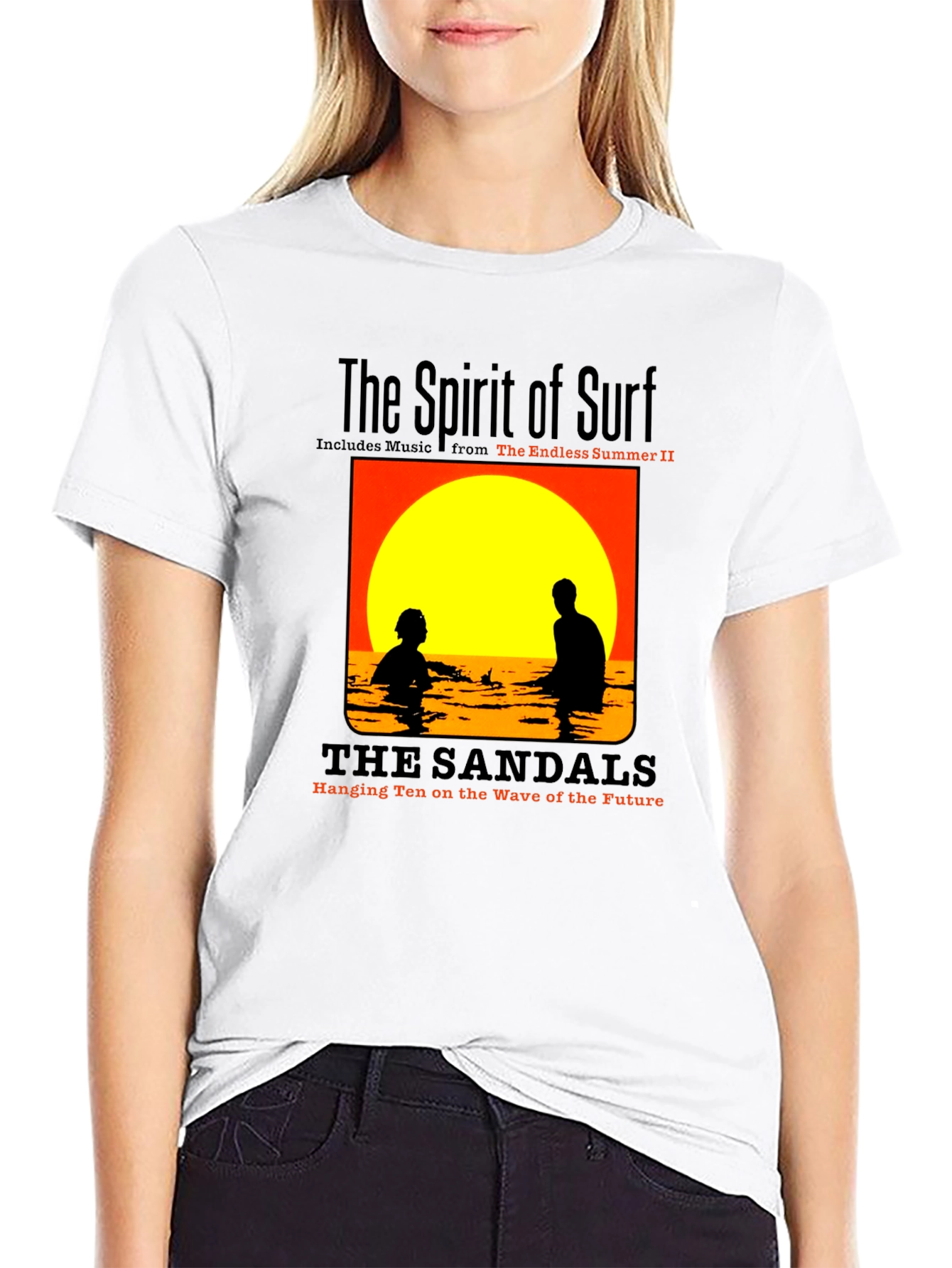The Spirit of Surf Black T-Shirt